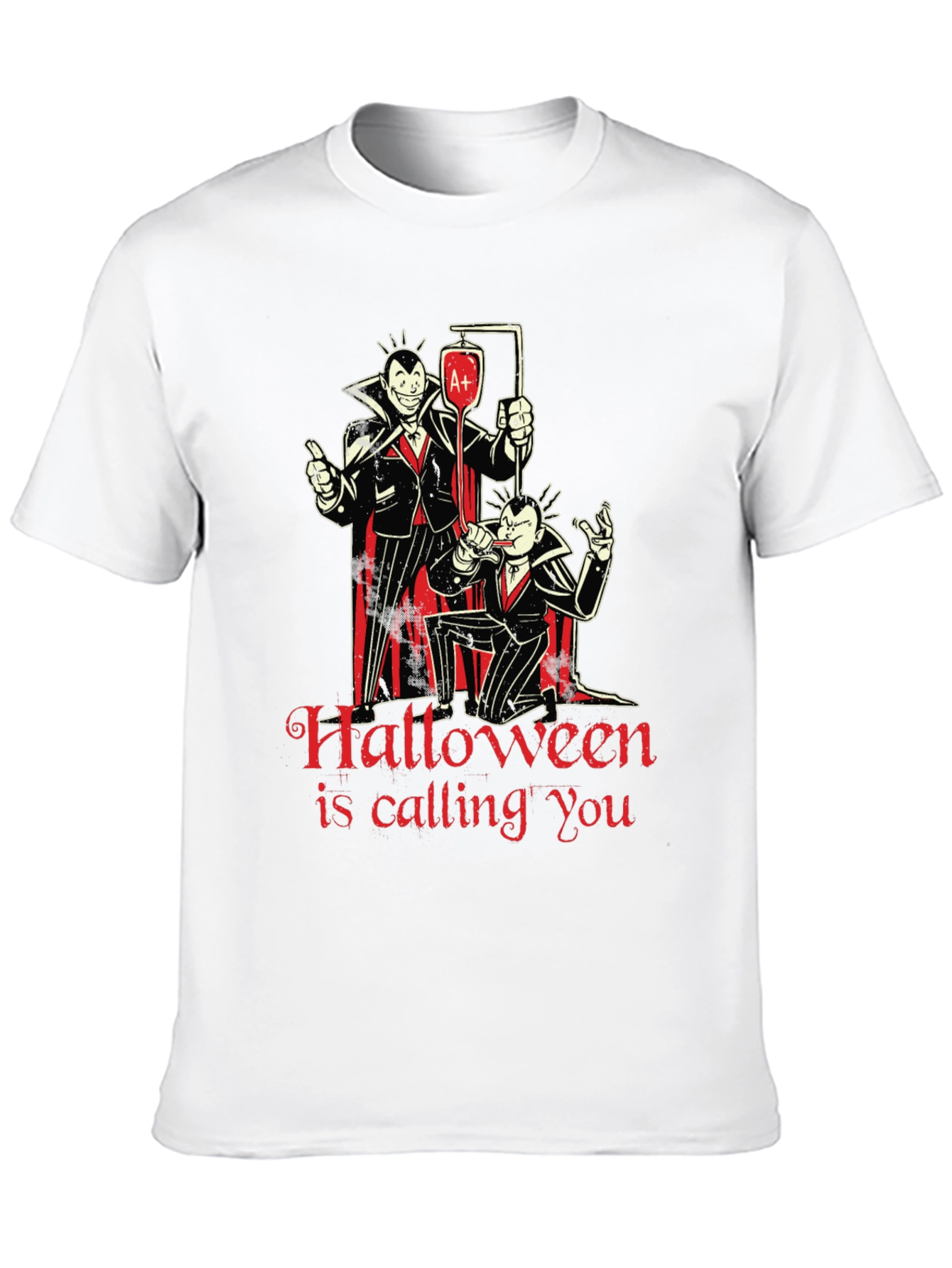 Halloween Vampire Graphic T-Shirt