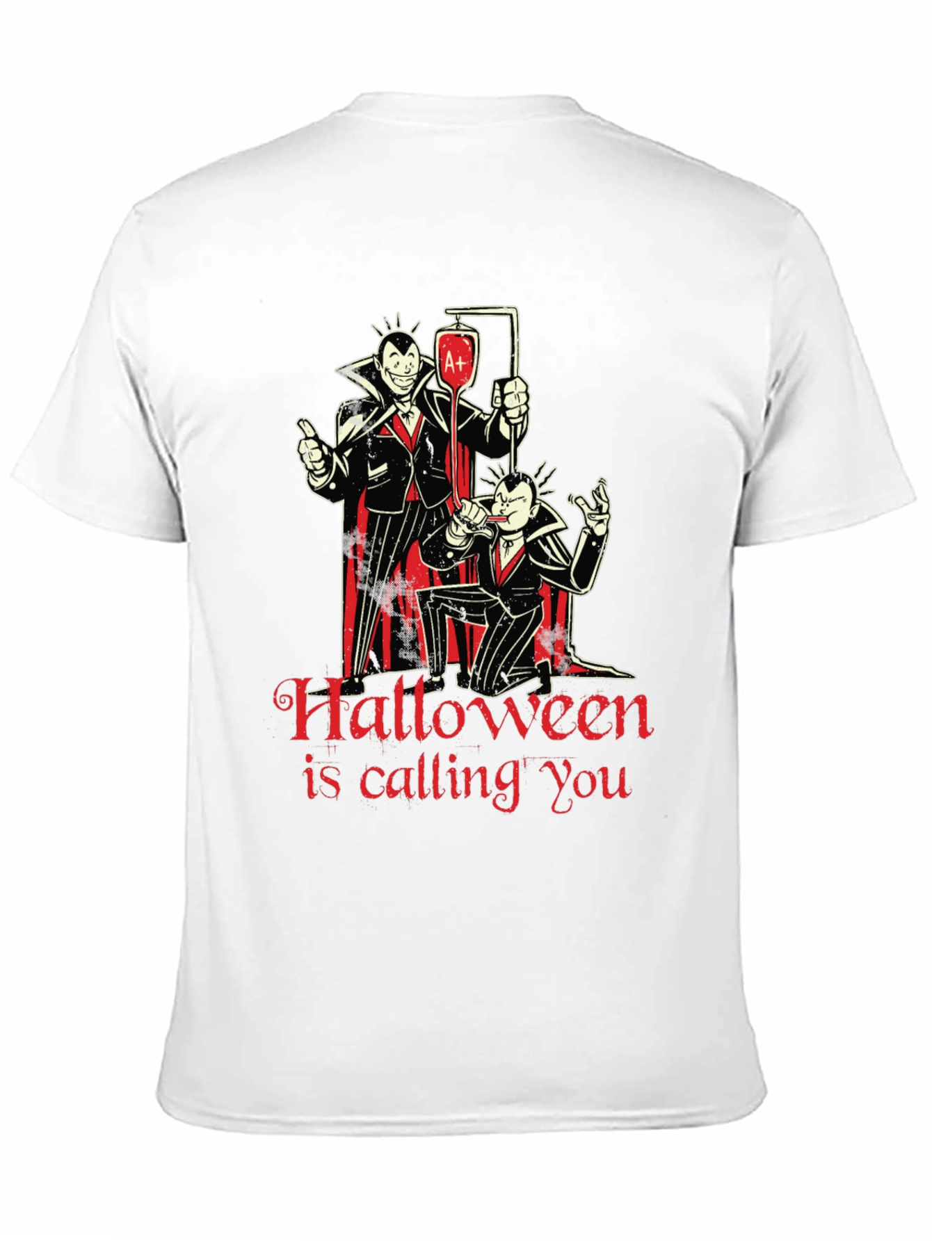 Halloween Vampire Graphic T-Shirt