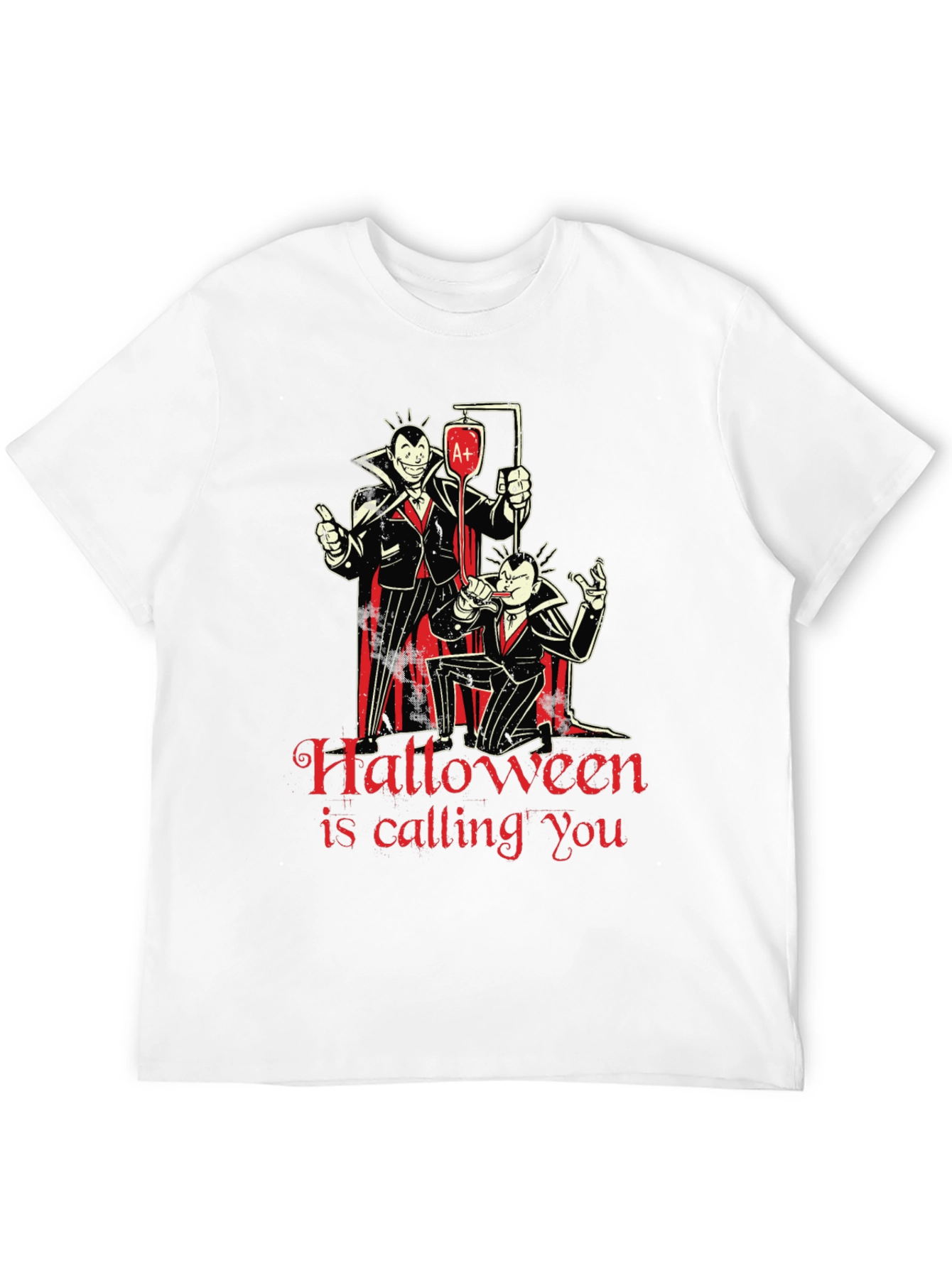 Halloween Vampire Graphic T-Shirt