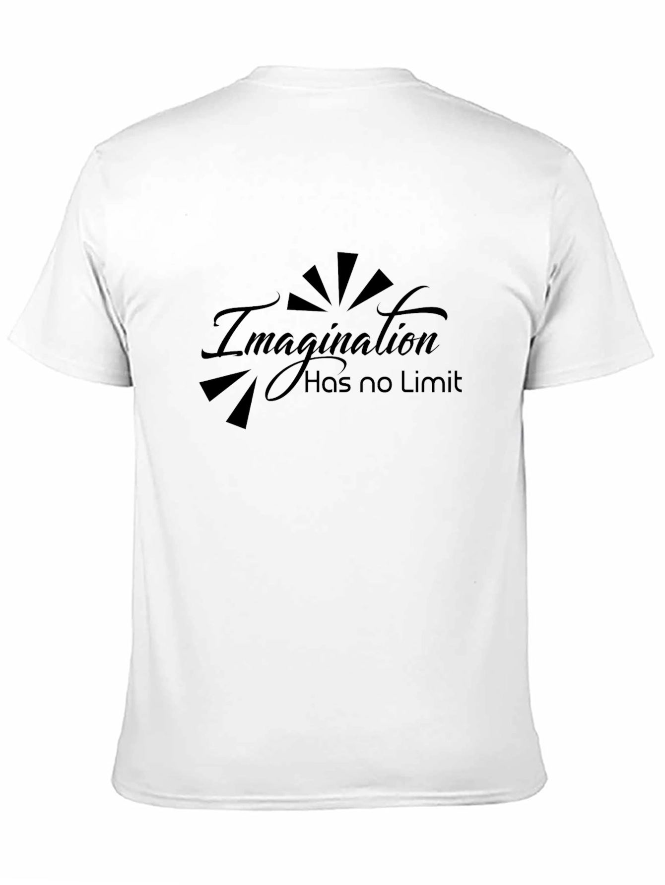 Imagination Has No Limit Black T-Shirt