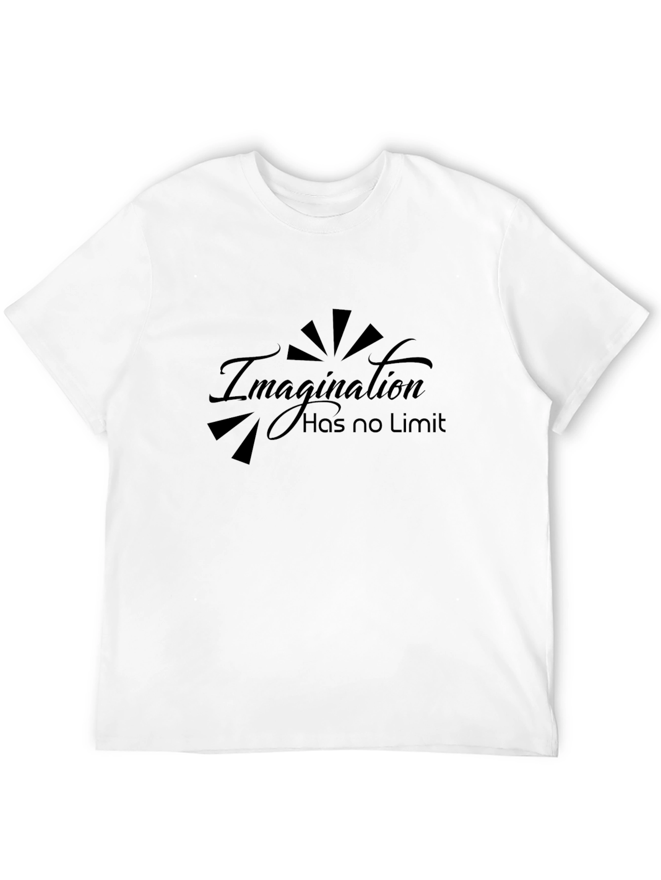 Imagination Has No Limit Black T-Shirt