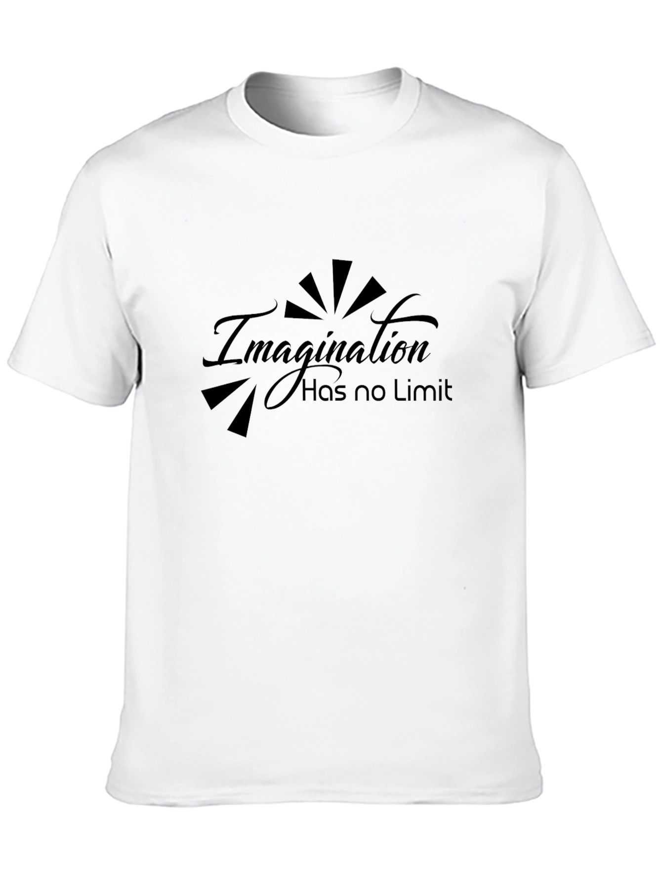Imagination Has No Limit Black T-Shirt