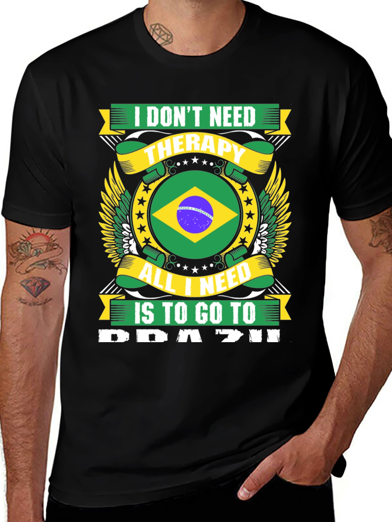 Brazil Therapy Graphic T-Shirt