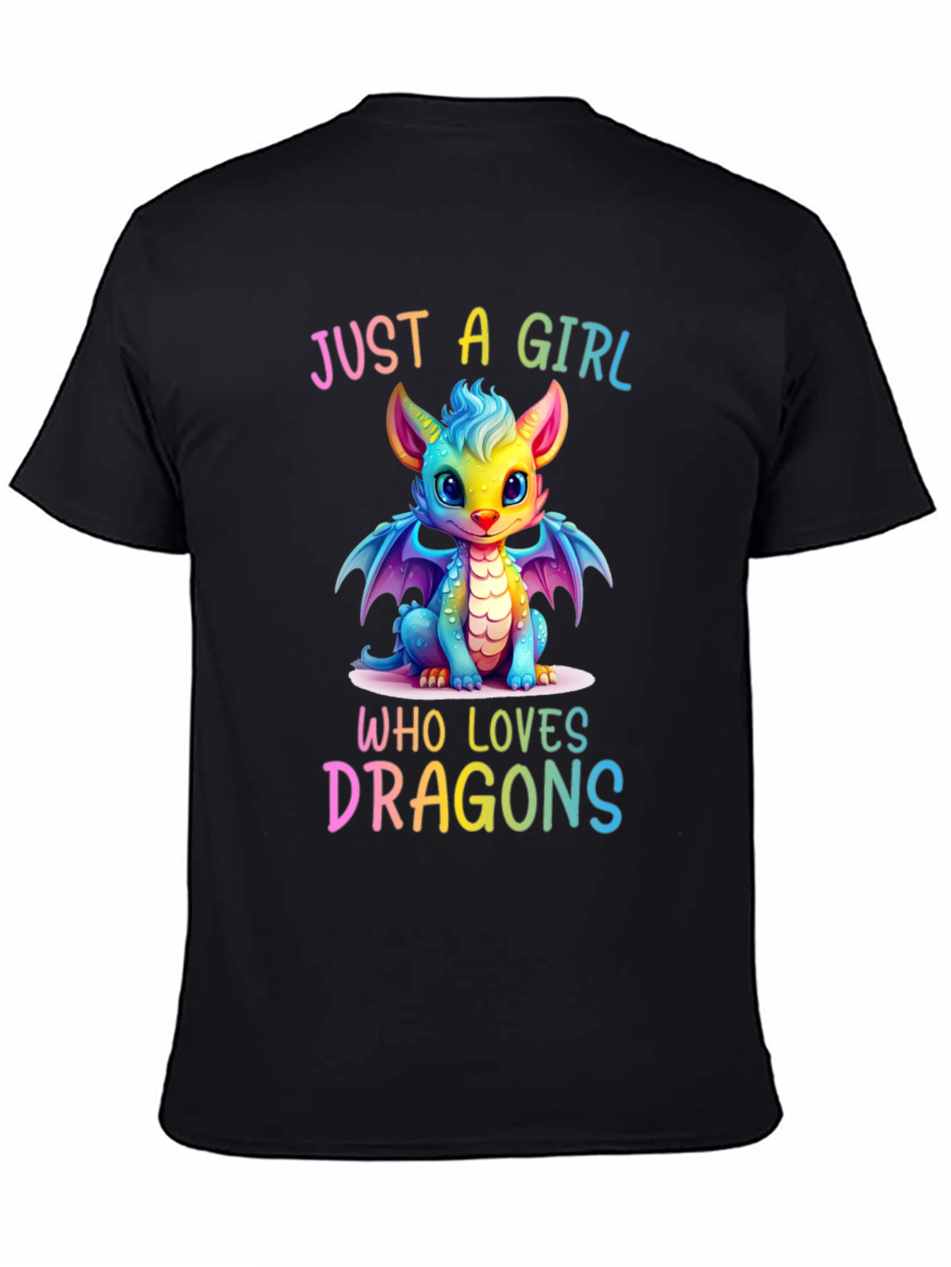 Girl Who Loves Dragons T-Shirt