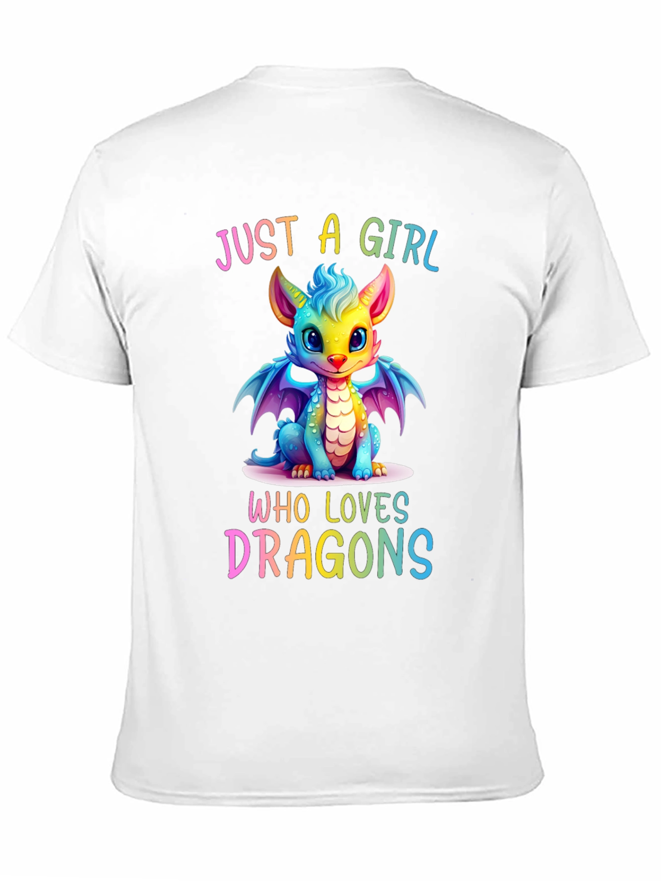 Girl Who Loves Dragons T-Shirt