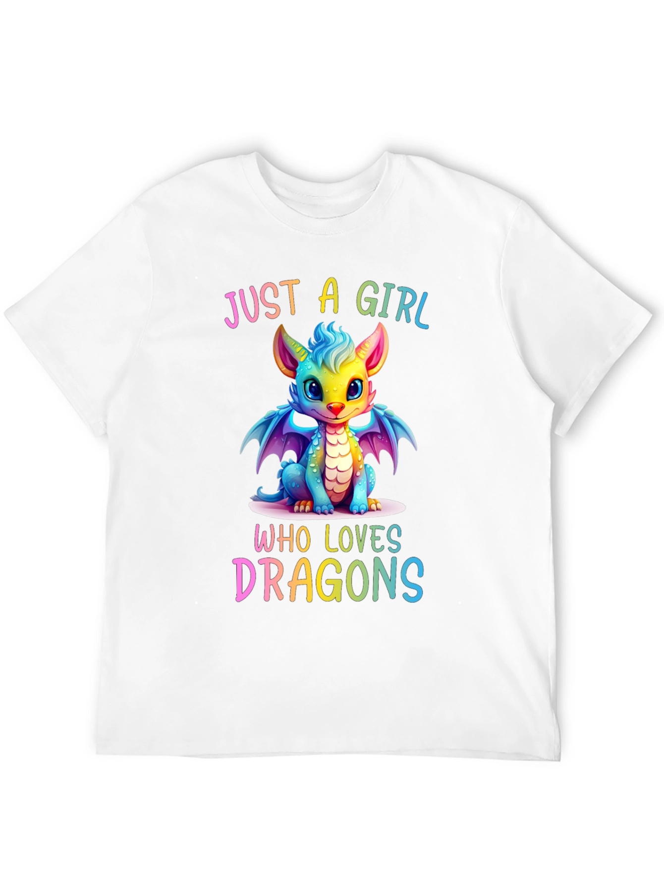Girl Who Loves Dragons T-Shirt