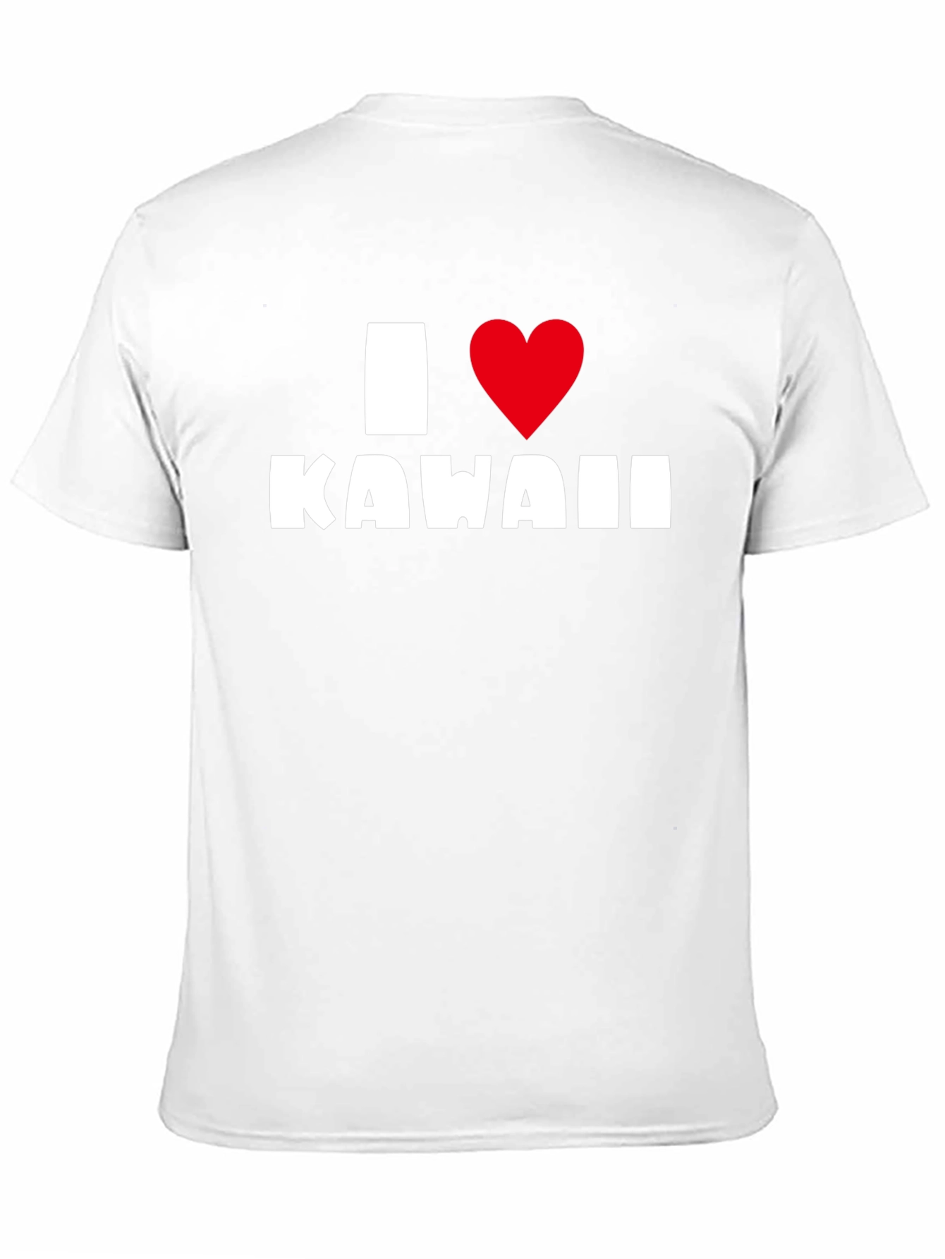 I Love Kawaii Black T-Shirt - Graphic Tee