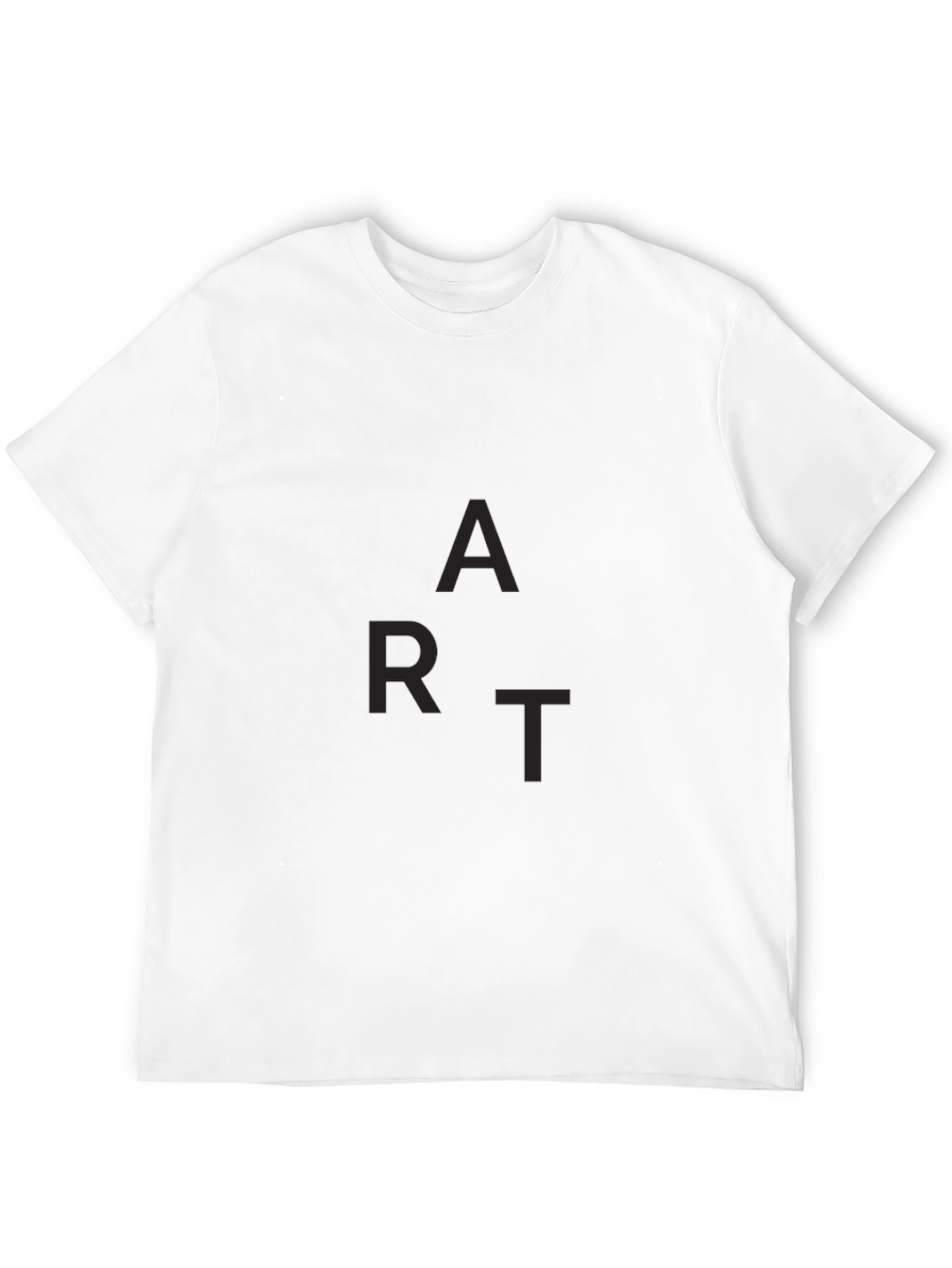Mens Black ART Graphic Tee