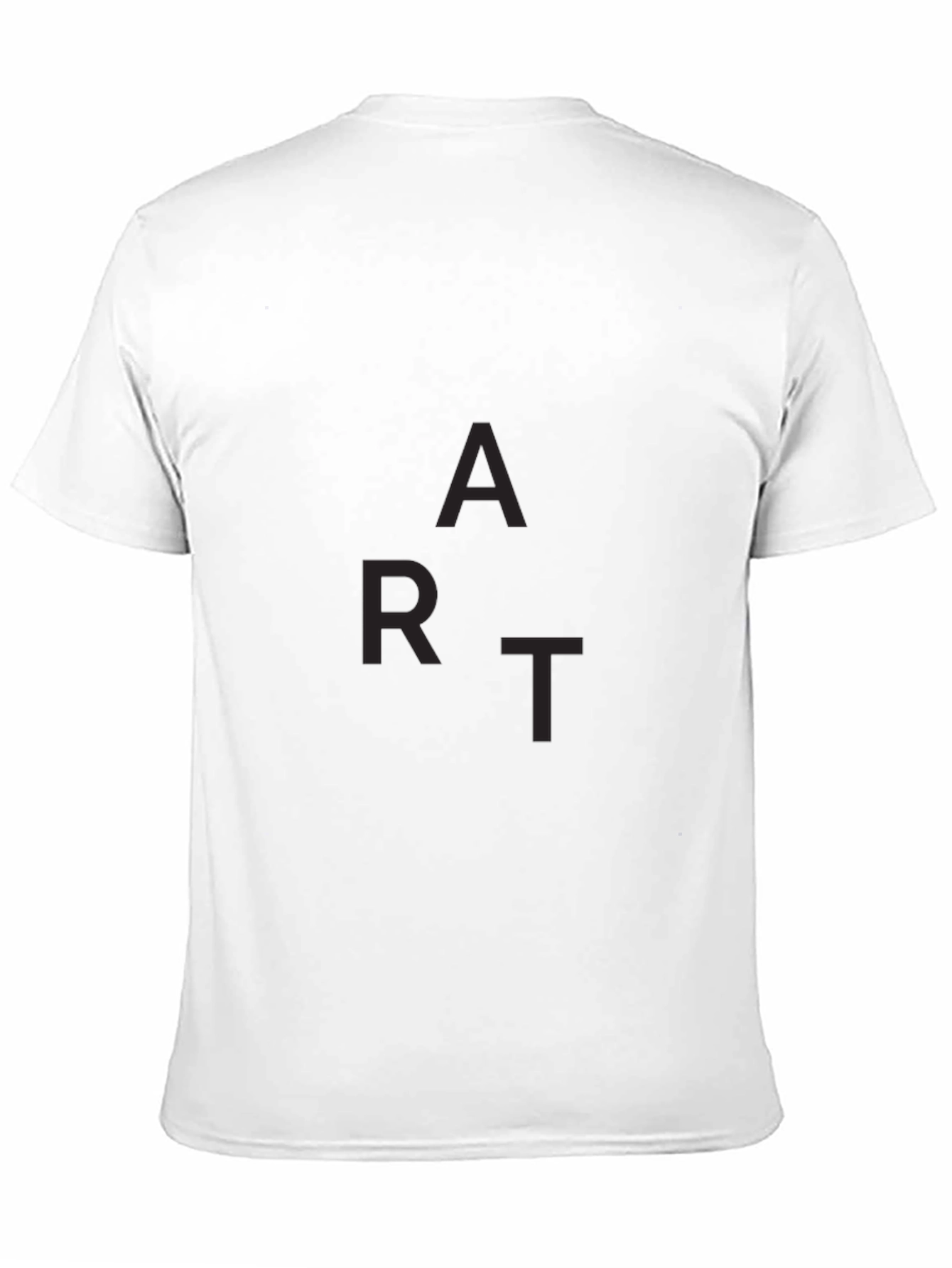 Mens Black ART Graphic Tee