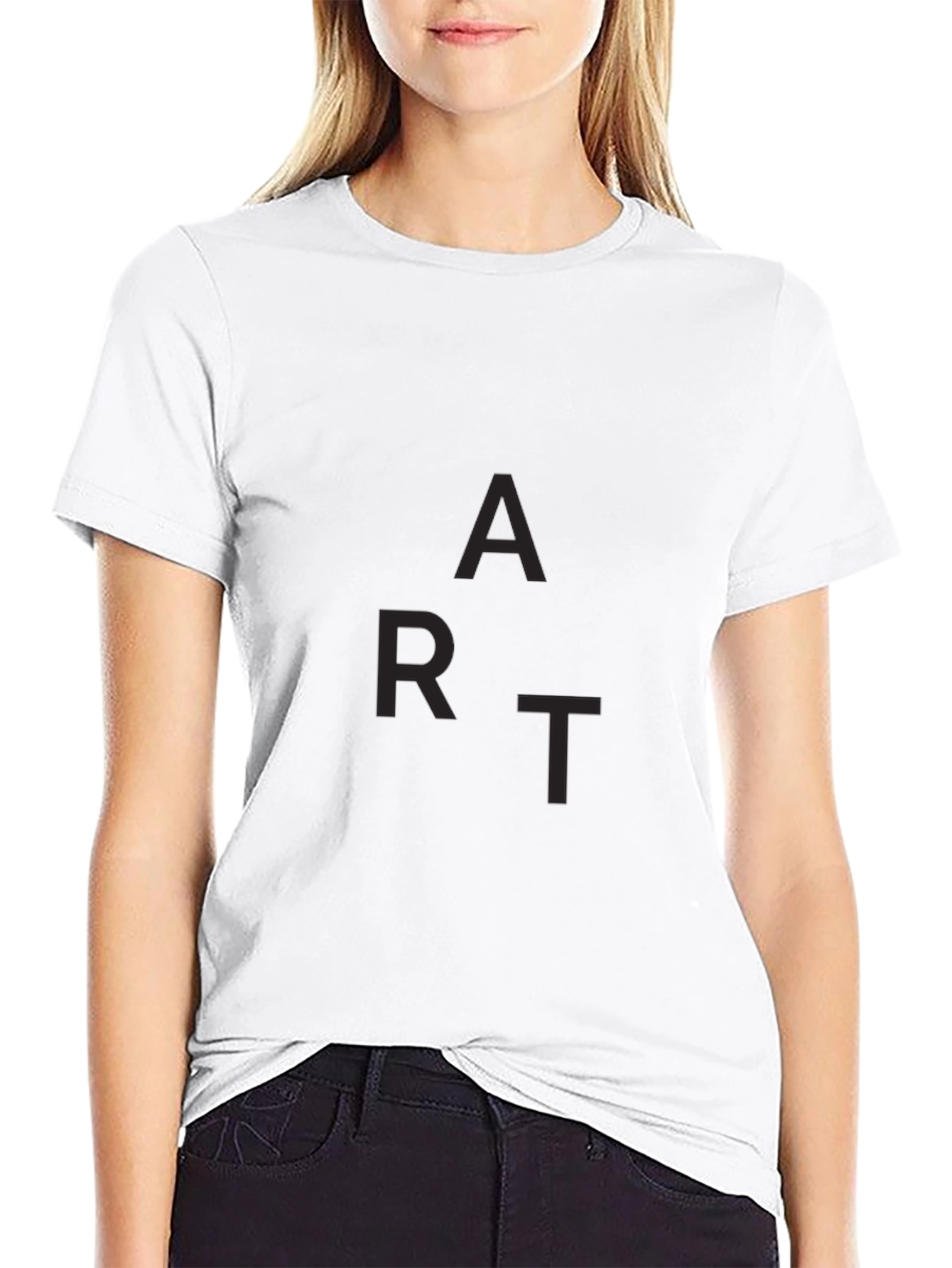 Mens Black ART Graphic Tee