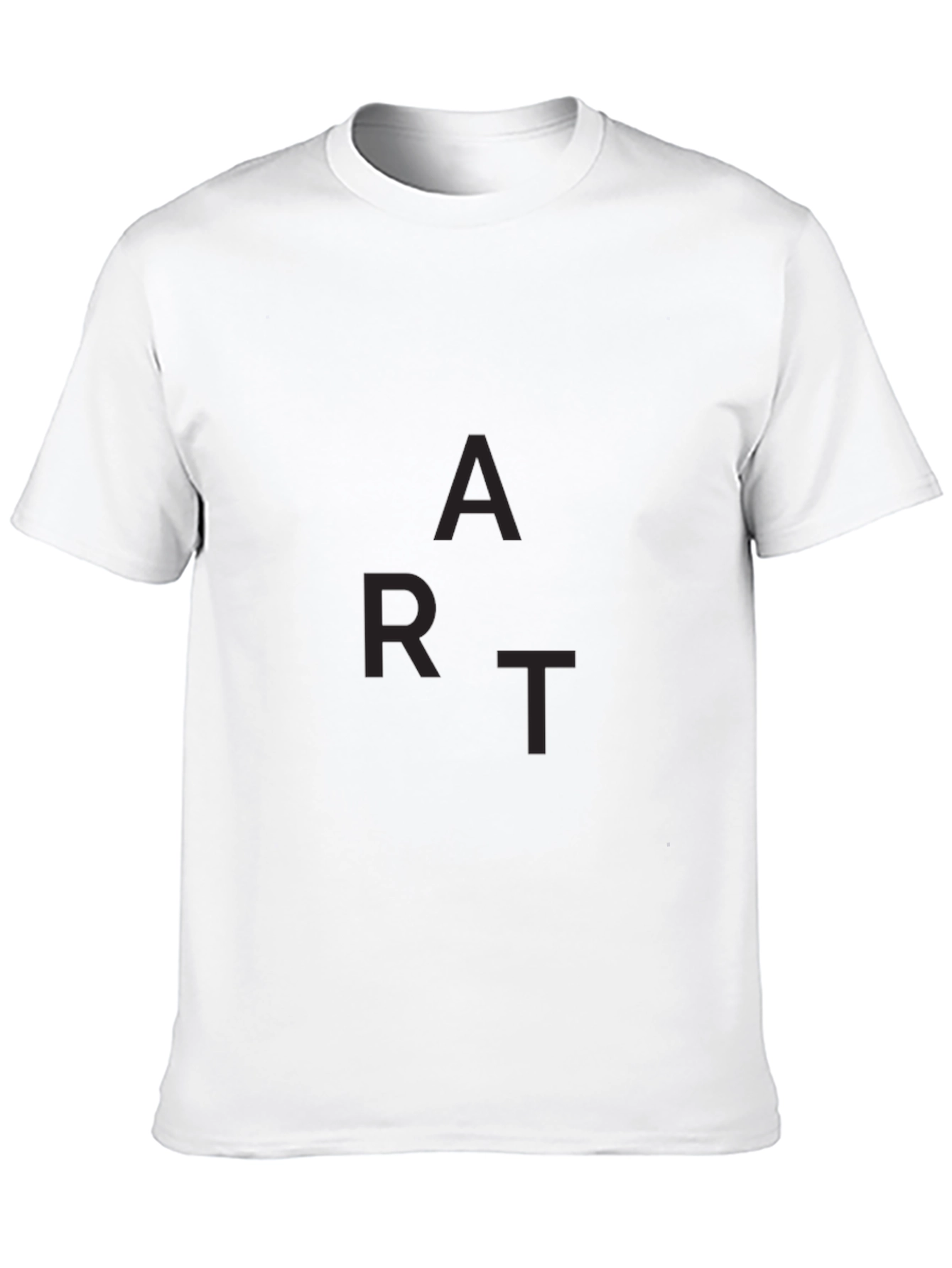 Mens Black ART Graphic Tee