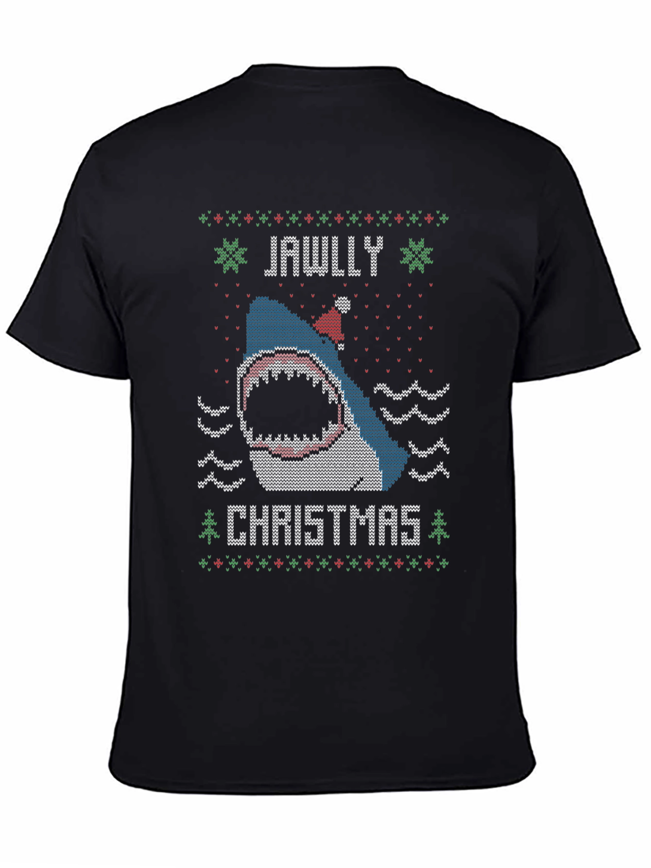 Jawlly Christmas Shark Ugly Sweater T-Shirt