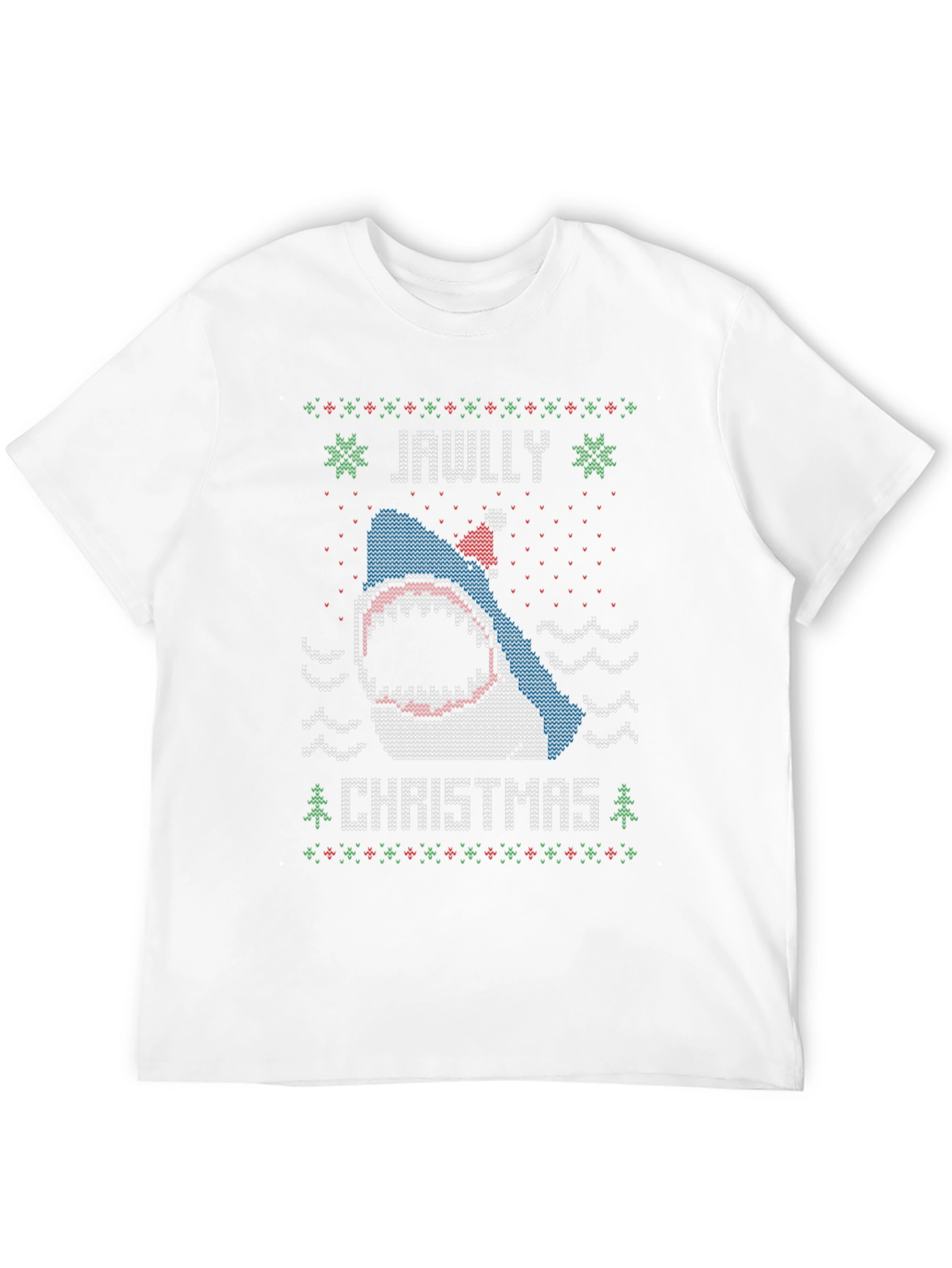 Jawlly Christmas Shark Ugly Sweater T-Shirt