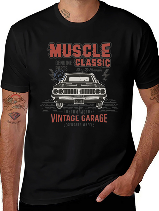 Muscle Car Vintage Garage T-Shirt