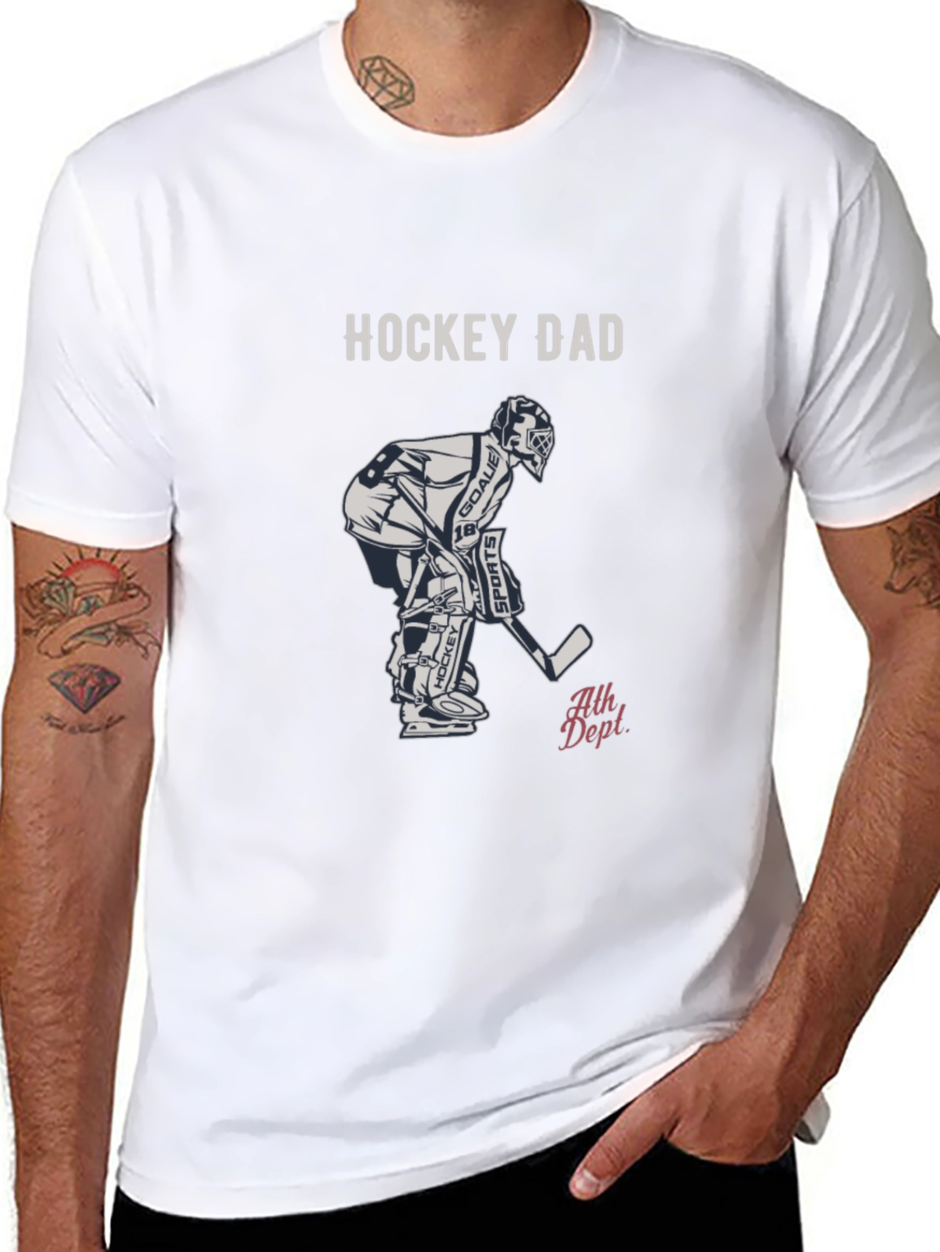Hockey Dad Graphic T-Shirt