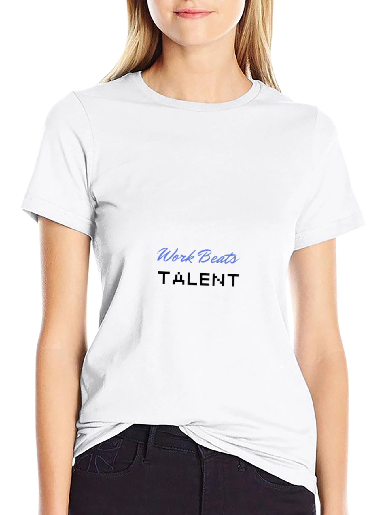 Work Beats Talent T-Shirt Black