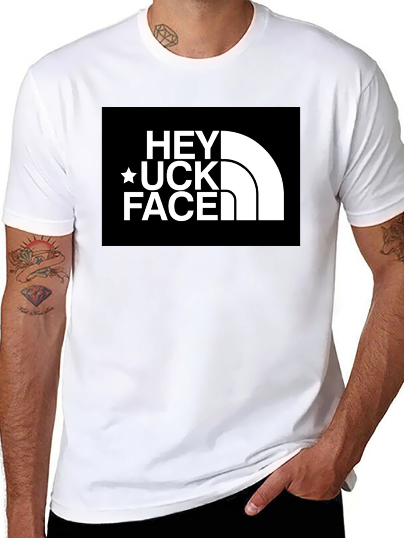 Hey Uck Face Graphic Tee