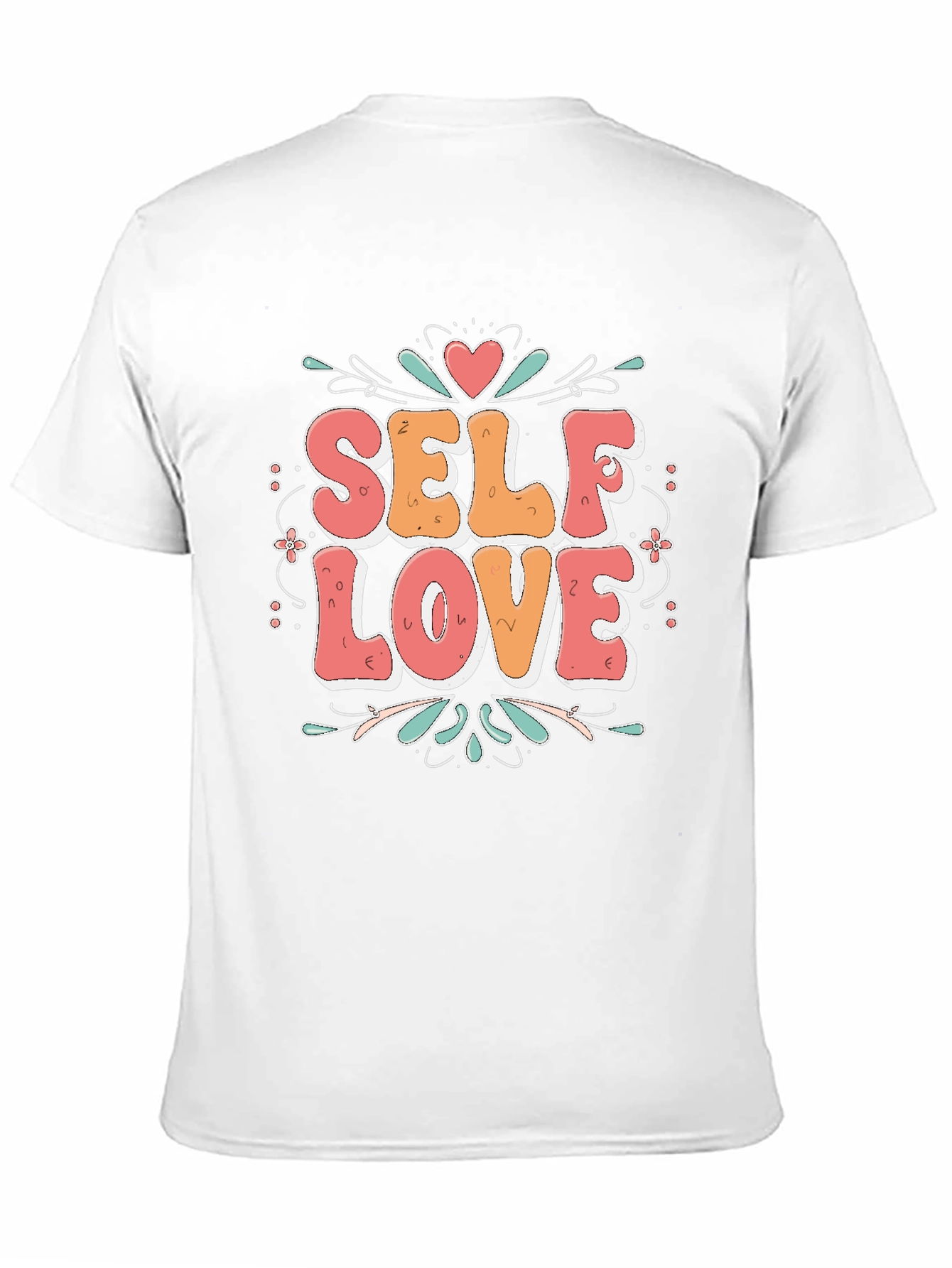Self Love Graphic Tee - Black Cotton Shirt