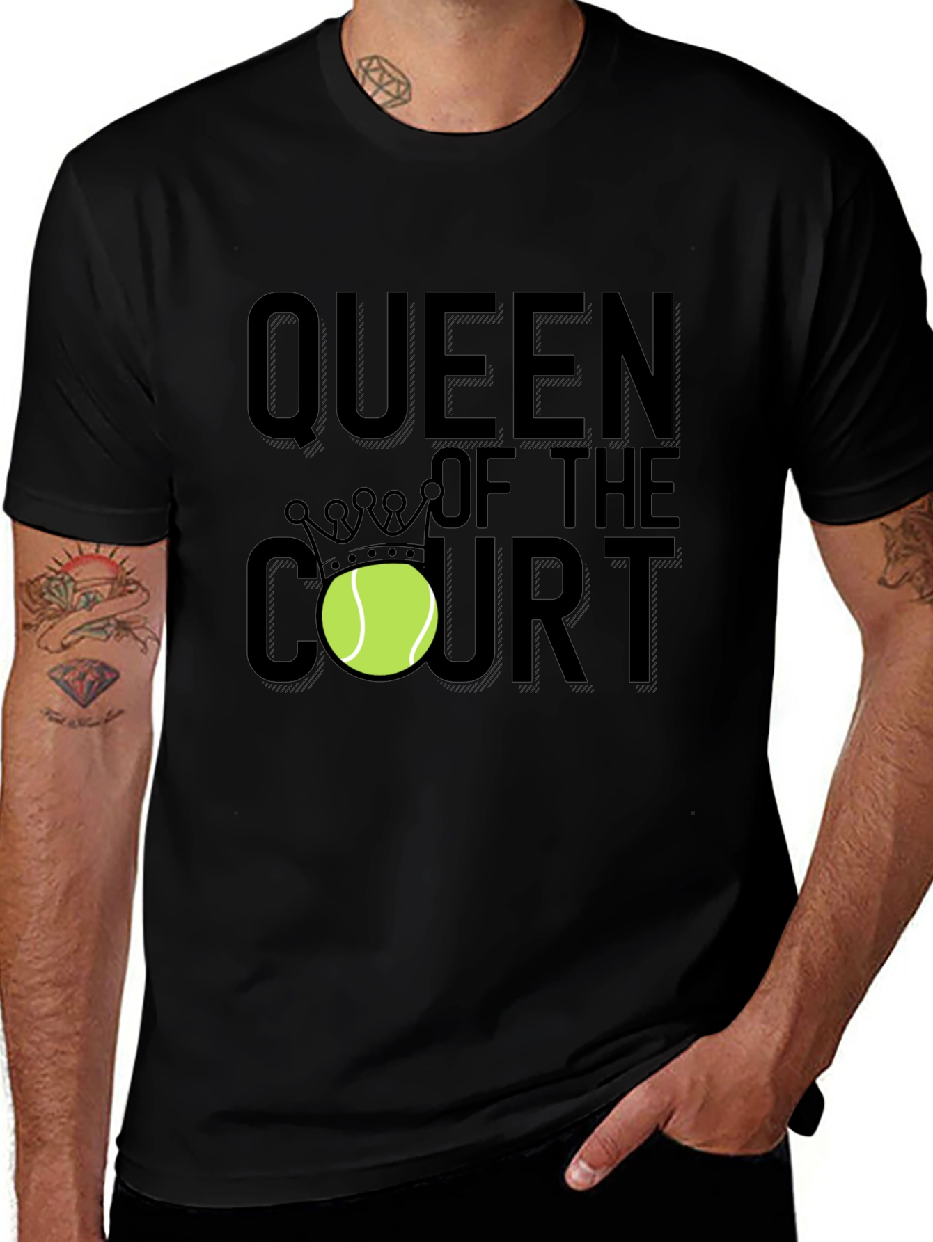 Queen of the Court Tennis T-Shirt