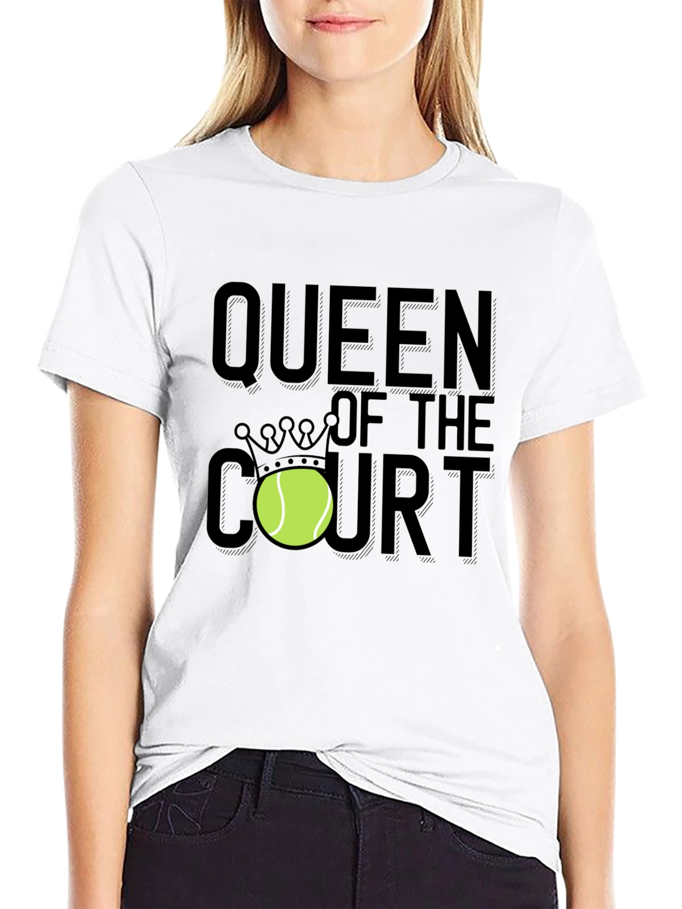 Queen of the Court Tennis T-Shirt