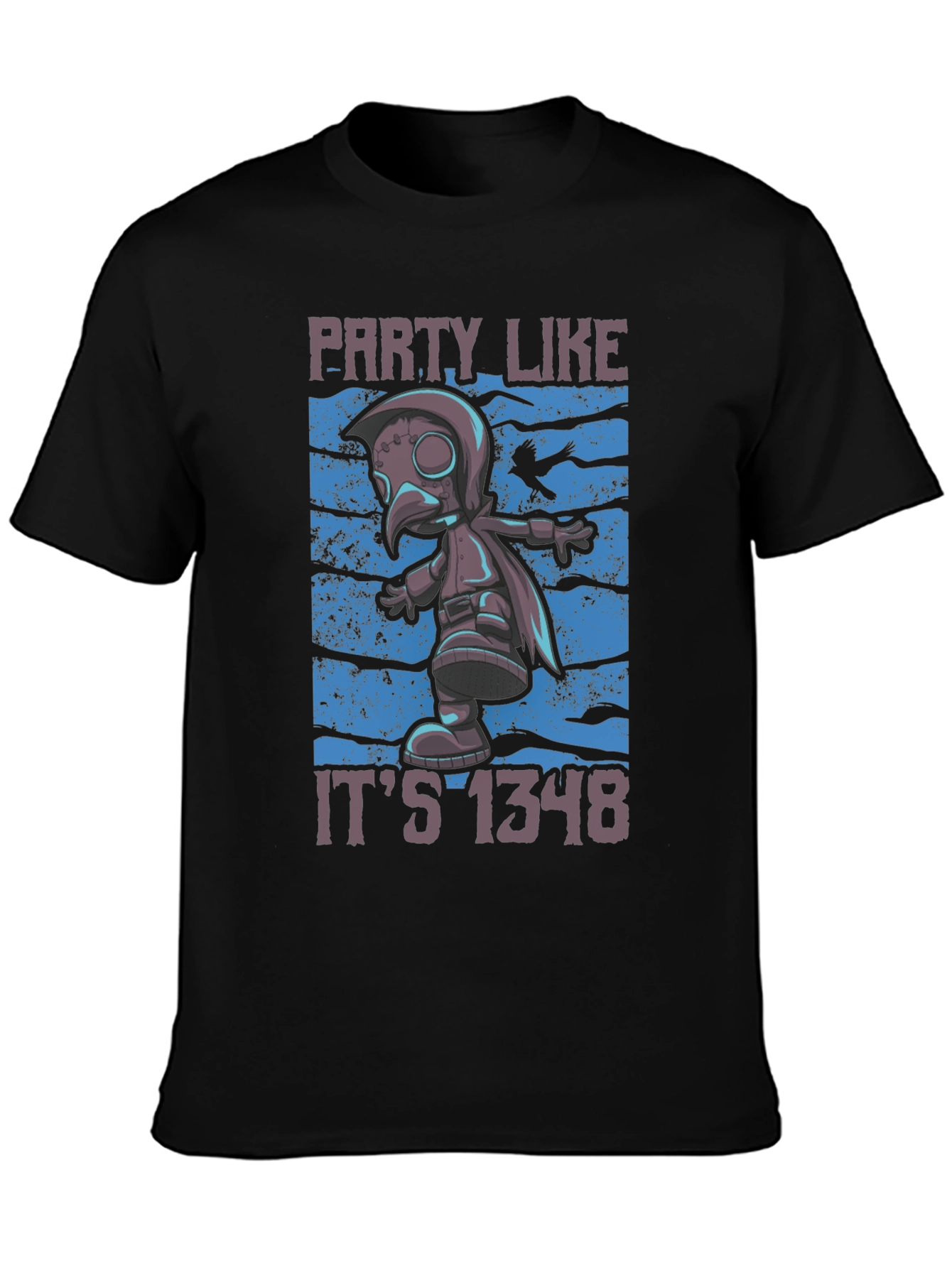 Party Like Its 1348 Plague Doctor Graphic T-Shirt
