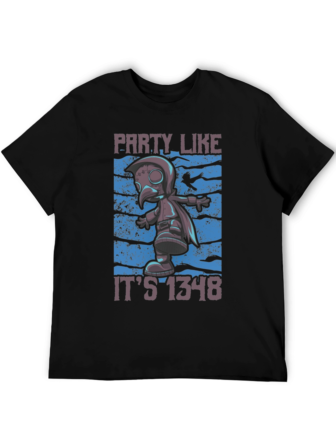 Party Like Its 1348 Plague Doctor Graphic T-Shirt