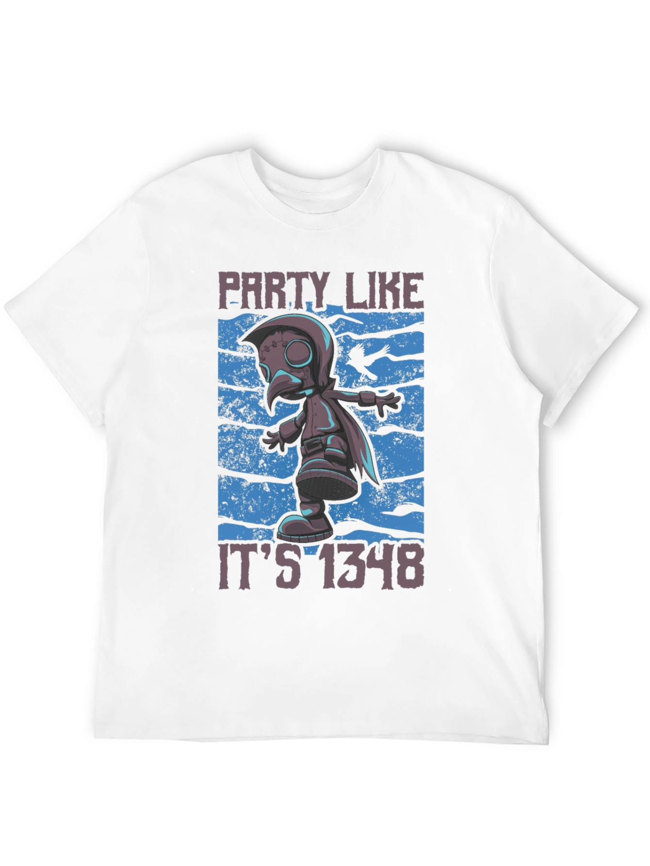 Party Like Its 1348 Plague Doctor Graphic T-Shirt