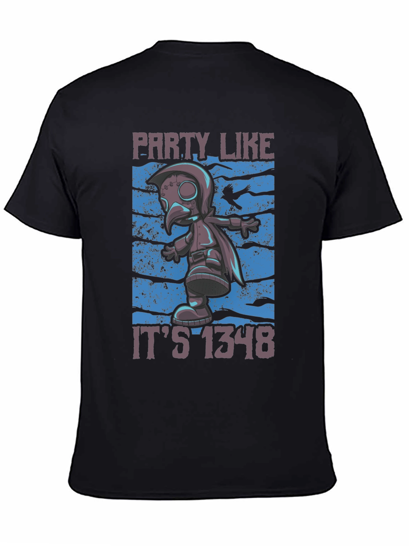 Party Like Its 1348 Plague Doctor Graphic T-Shirt