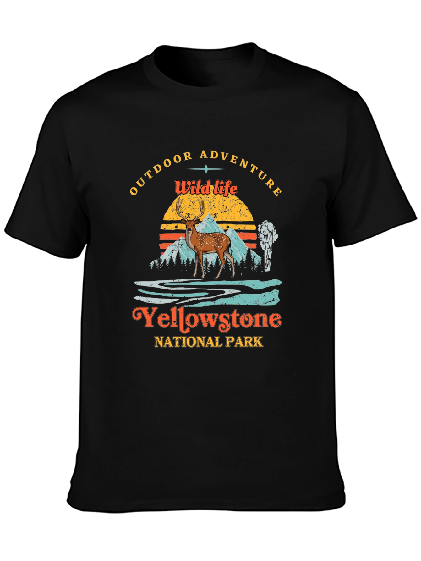Yellowstone National Park Outdoor Adventure T-Shirt