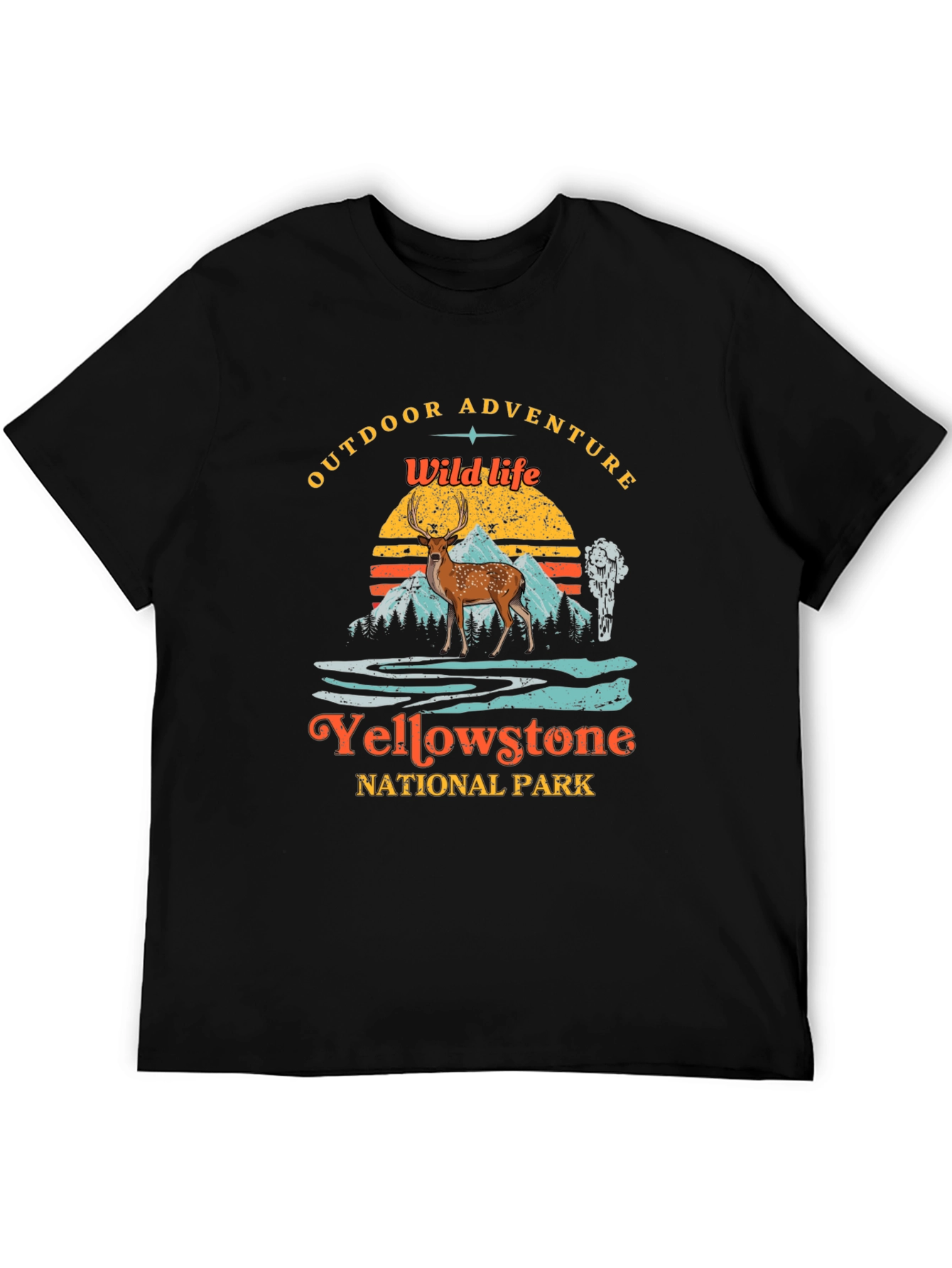 Yellowstone National Park Outdoor Adventure T-Shirt