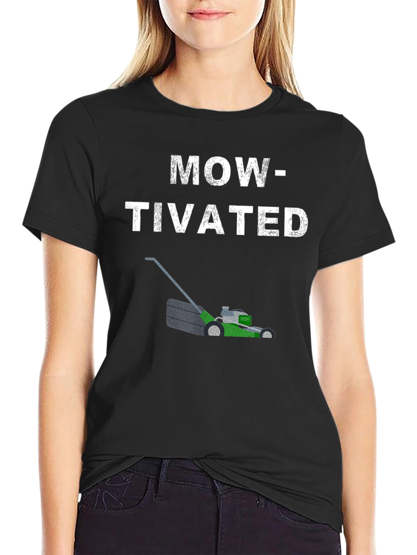 Mow-tivated T-Shirt - Lawn Care Humor