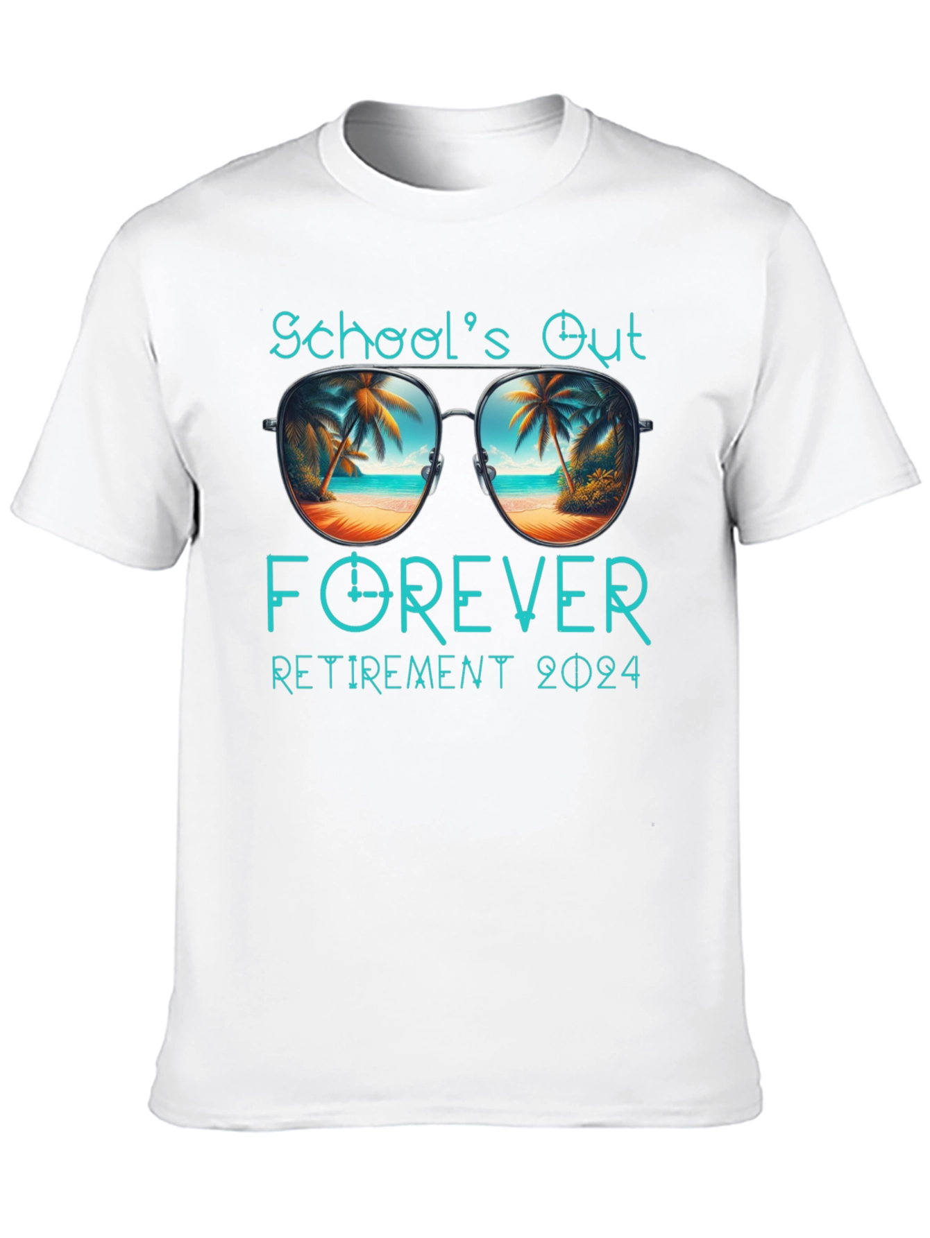 Schools Out Forever Retirement 2024 T-Shirt