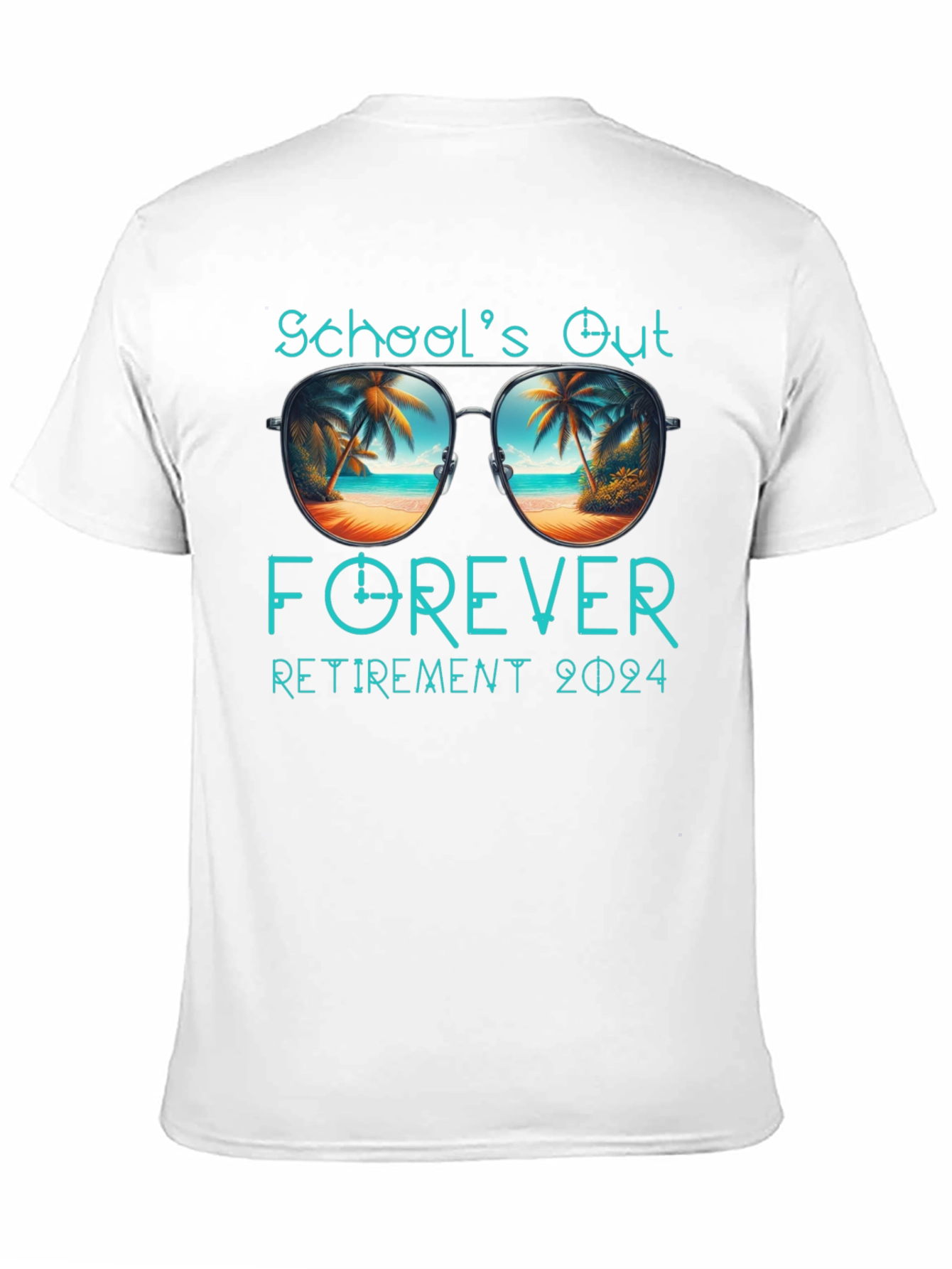 Schools Out Forever Retirement 2024 T-Shirt