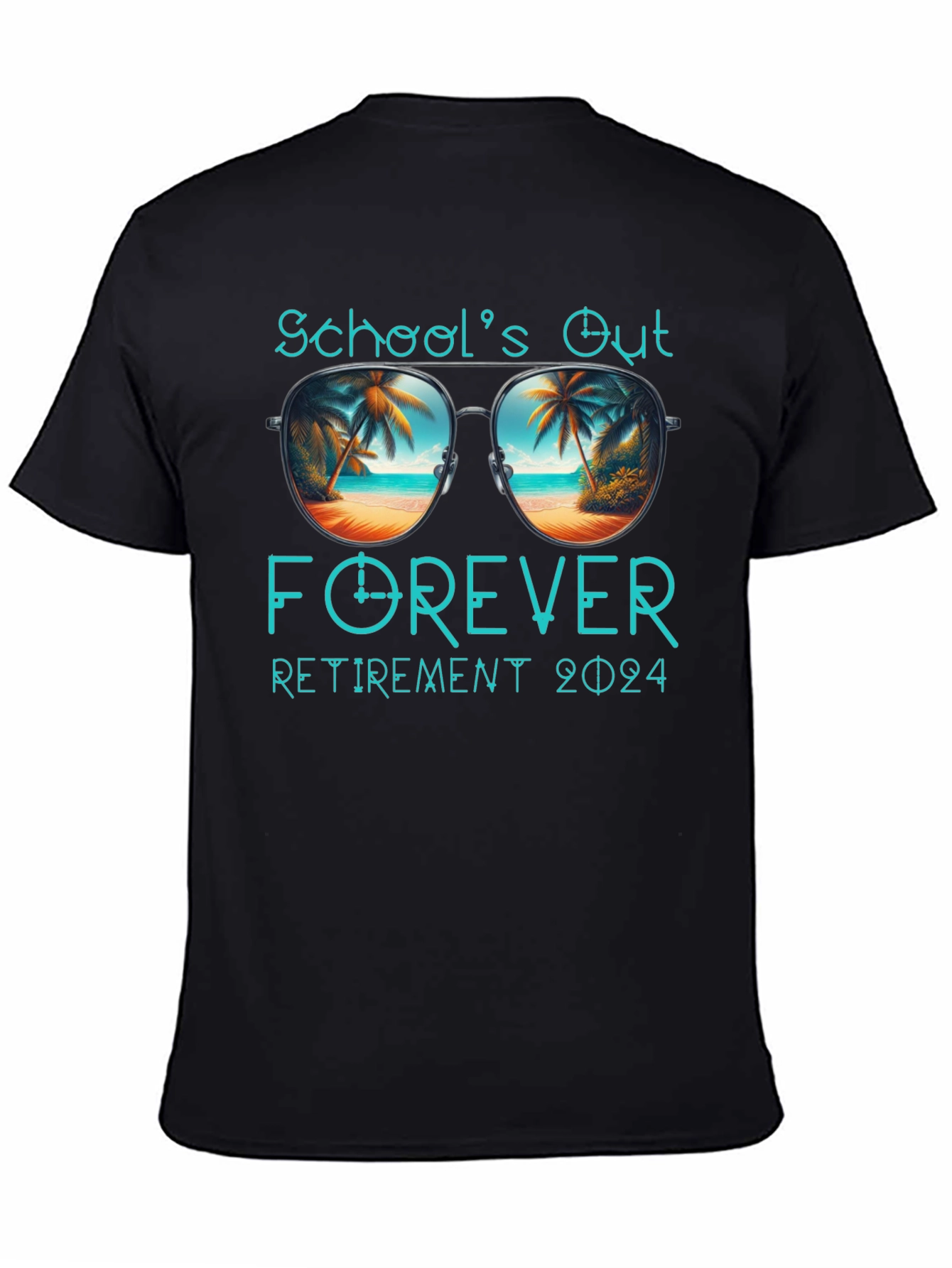 Schools Out Forever Retirement 2024 T-Shirt