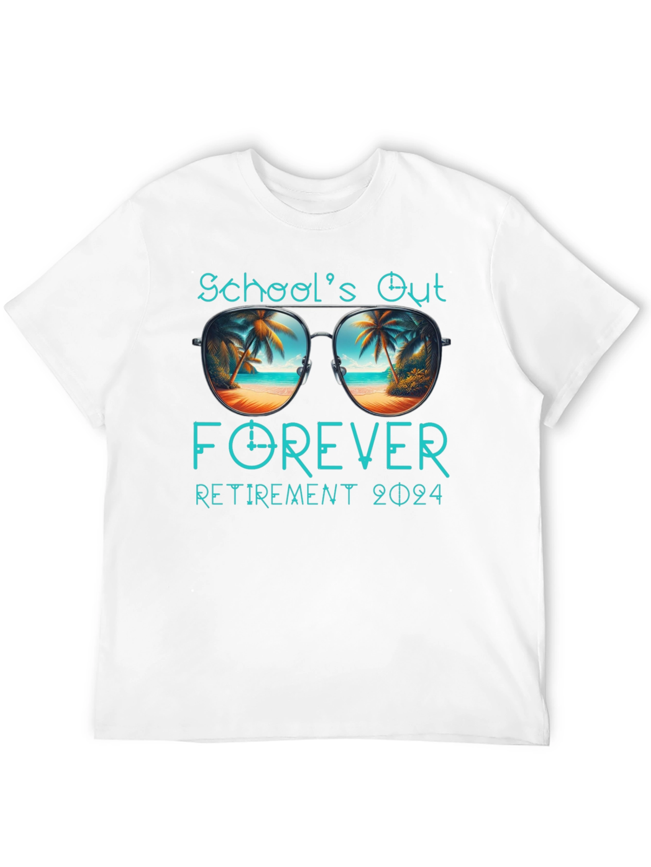 Schools Out Forever Retirement 2024 T-Shirt