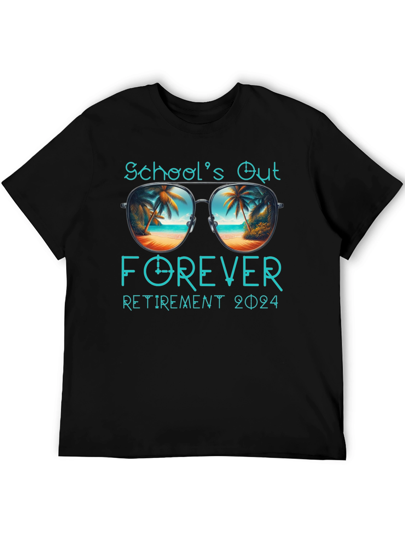 Schools Out Forever Retirement 2024 T-Shirt