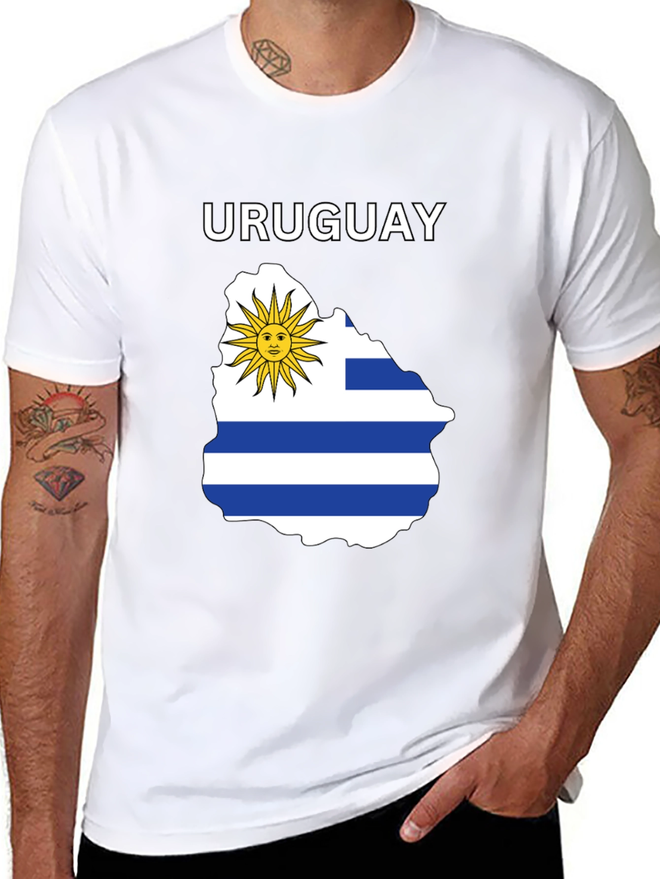 Uruguay Flag T-Shirt - Graphic Tee