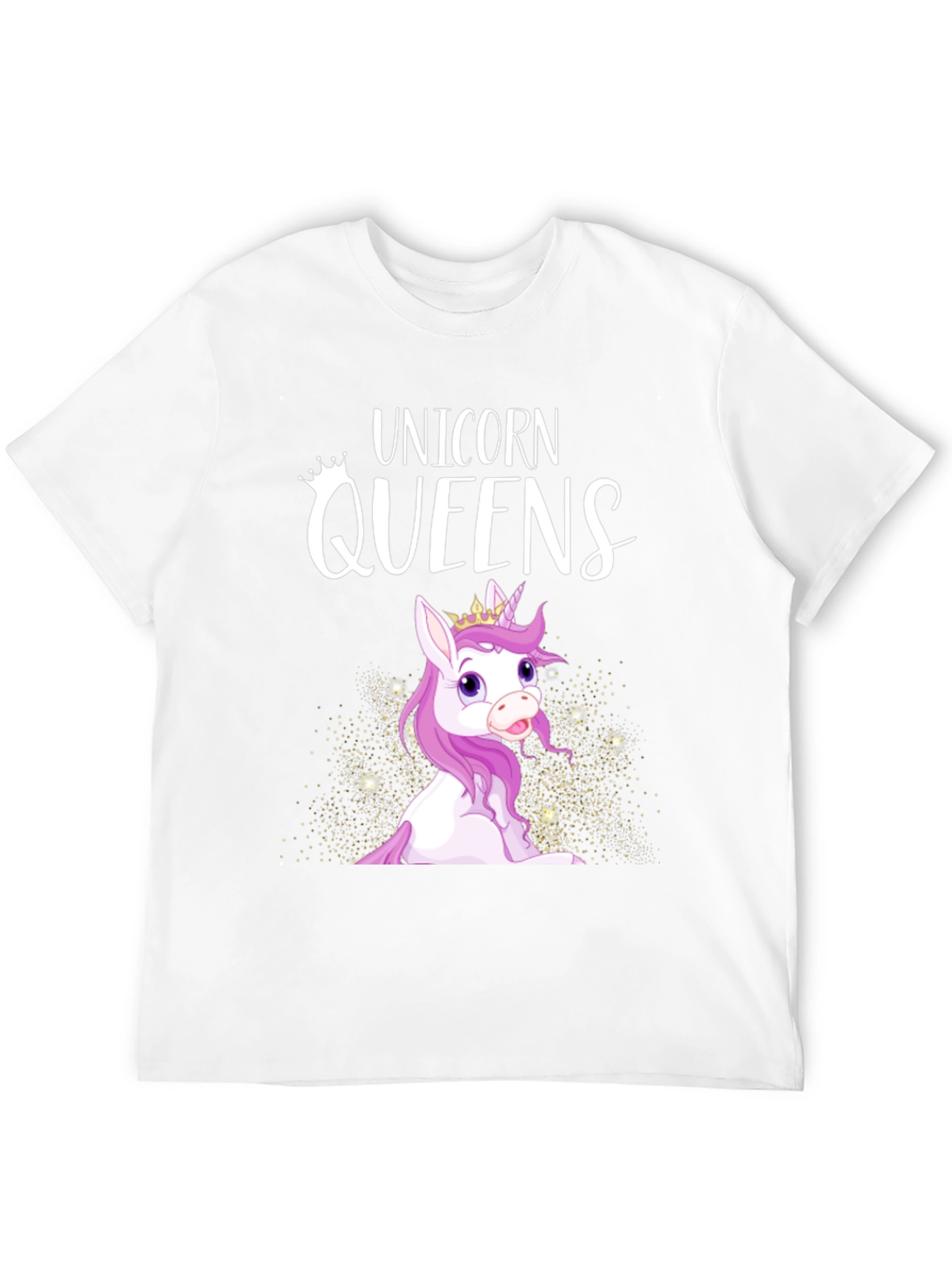 Unicorn Queens Graphic T-Shirt - Black
