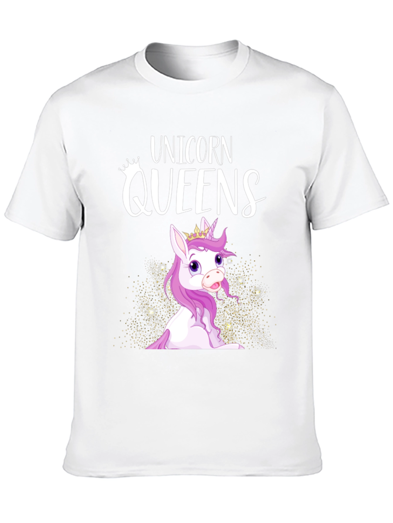 Unicorn Queens Graphic T-Shirt - Black