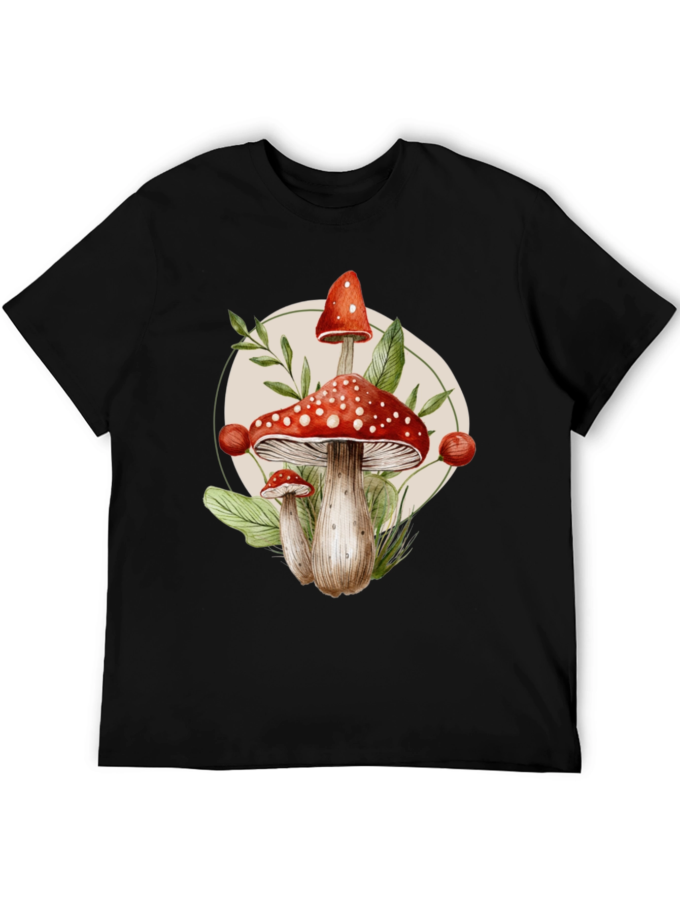 Mushroom Graphic Tee - Nature Inspired Print
