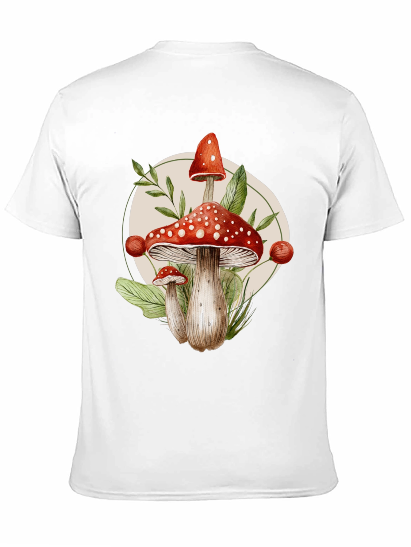 Mushroom Graphic Tee - Nature Inspired Print