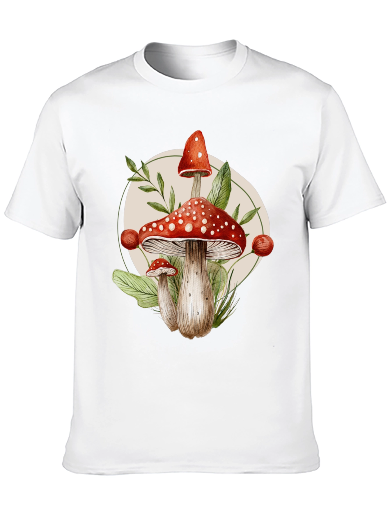 Mushroom Graphic Tee - Nature Inspired Print