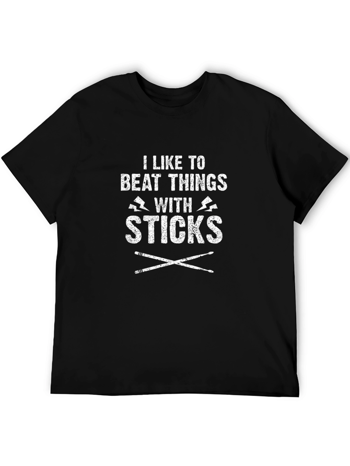 I Like to Beat Things With Sticks T-Shirt