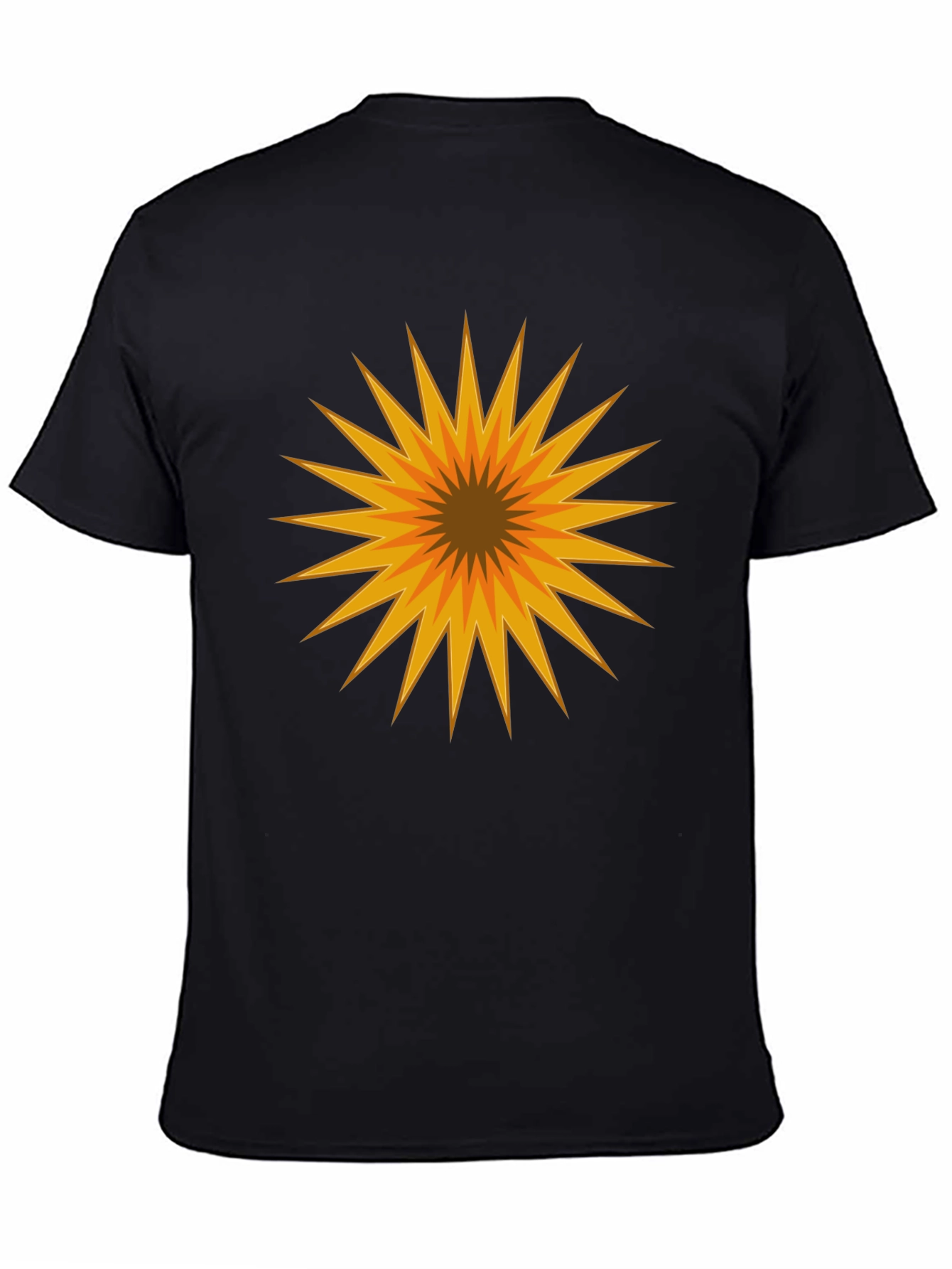 Starburst Graphic Tee - Bold Geometric Design