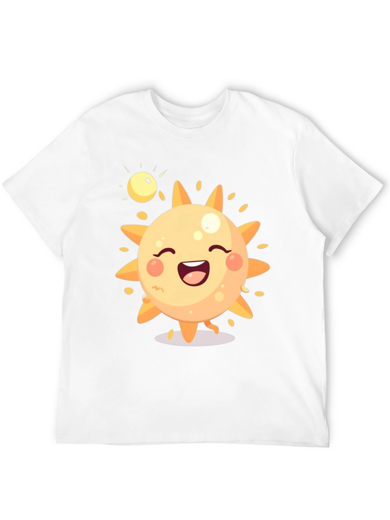 Happy Sun Graphic T-Shirt - Mens Black Tee