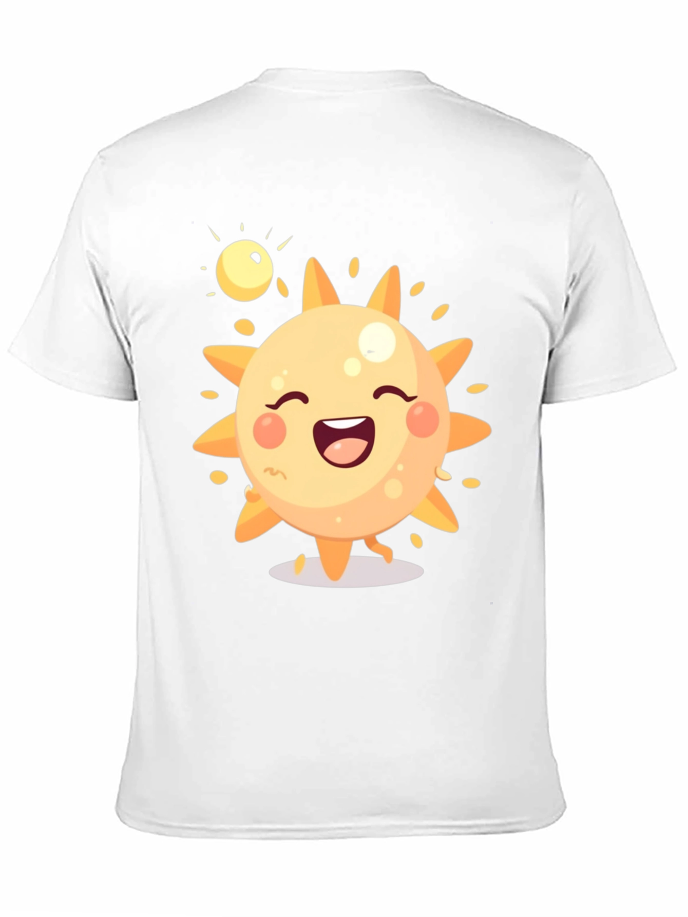 Happy Sun Graphic T-Shirt - Mens Black Tee
