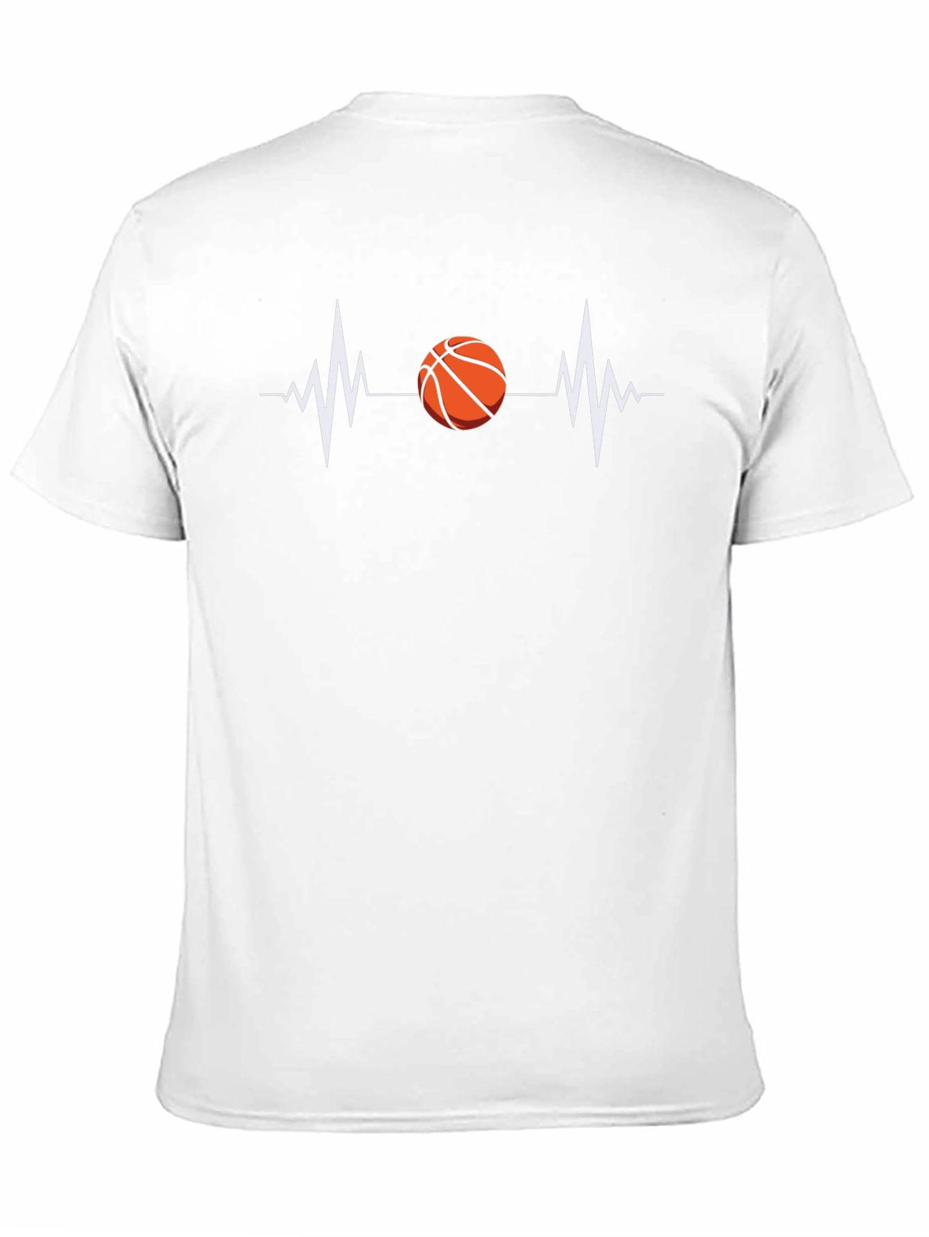 Basketball Heartbeat T-Shirt - Sporty Tee