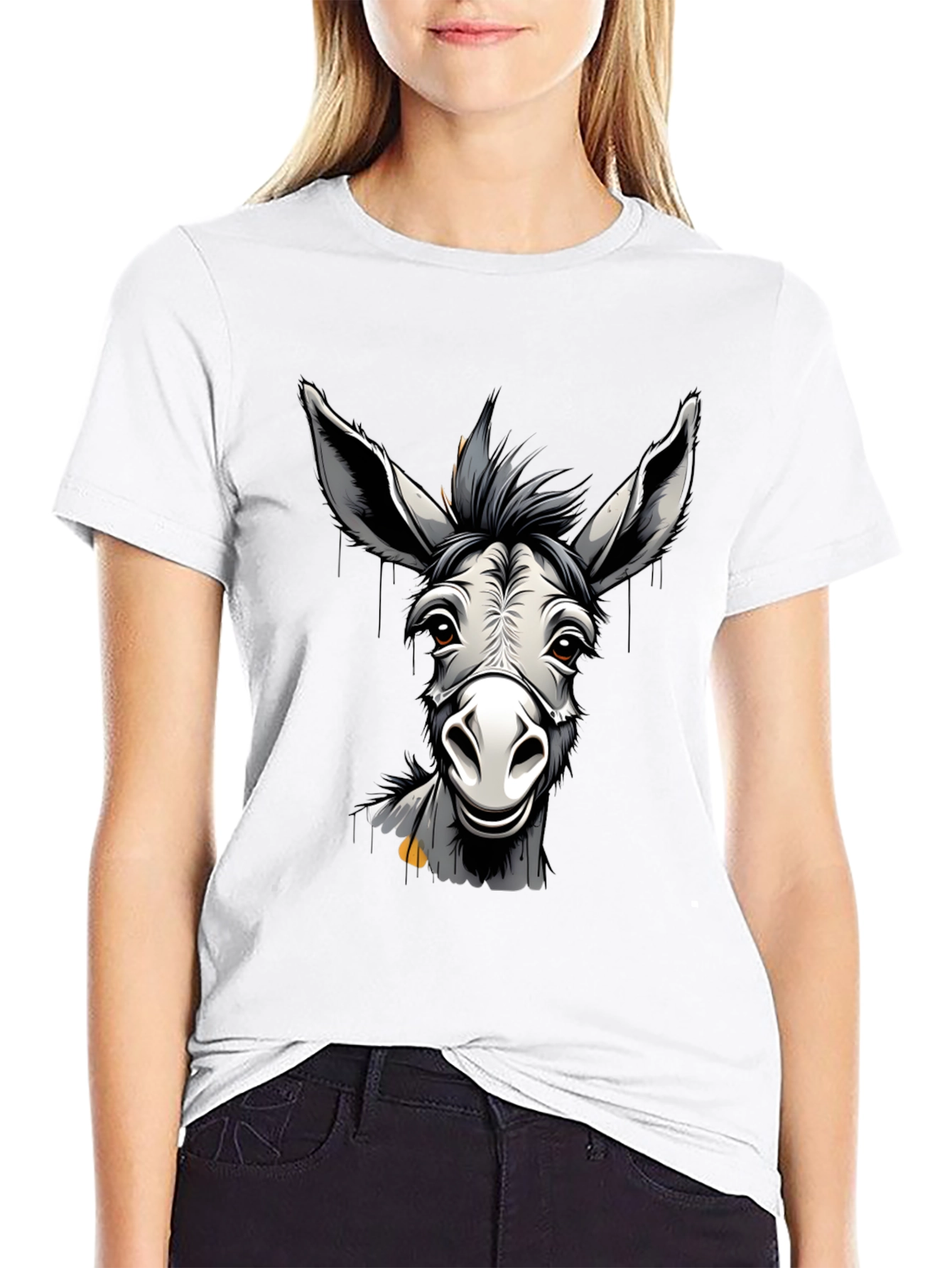Funny Donkey Graphic T-Shirt