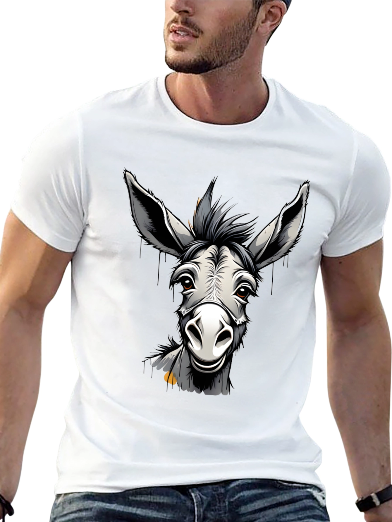 Funny Donkey Graphic T-Shirt