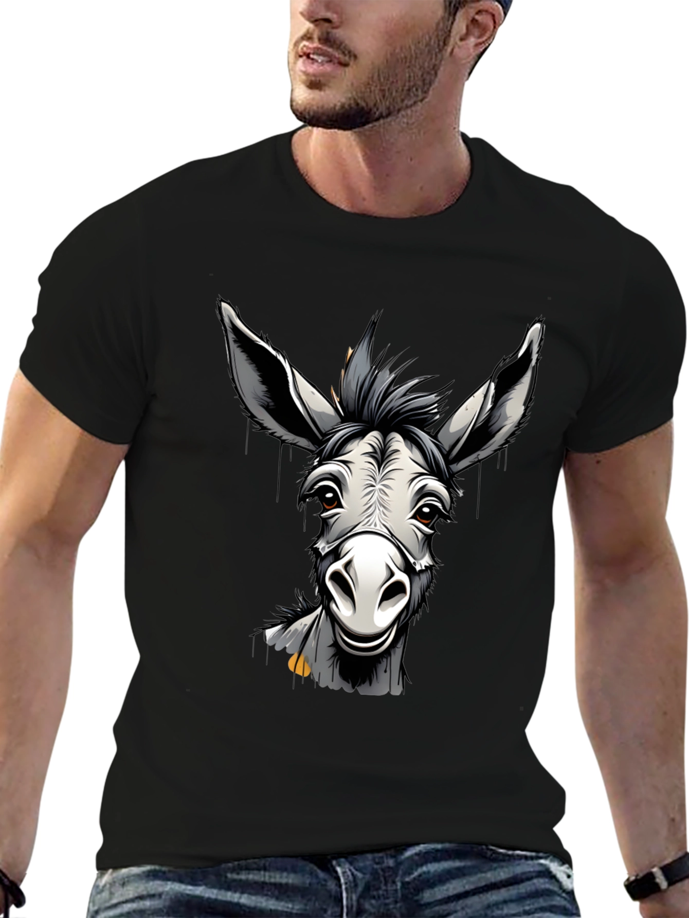 Funny Donkey Graphic T-Shirt